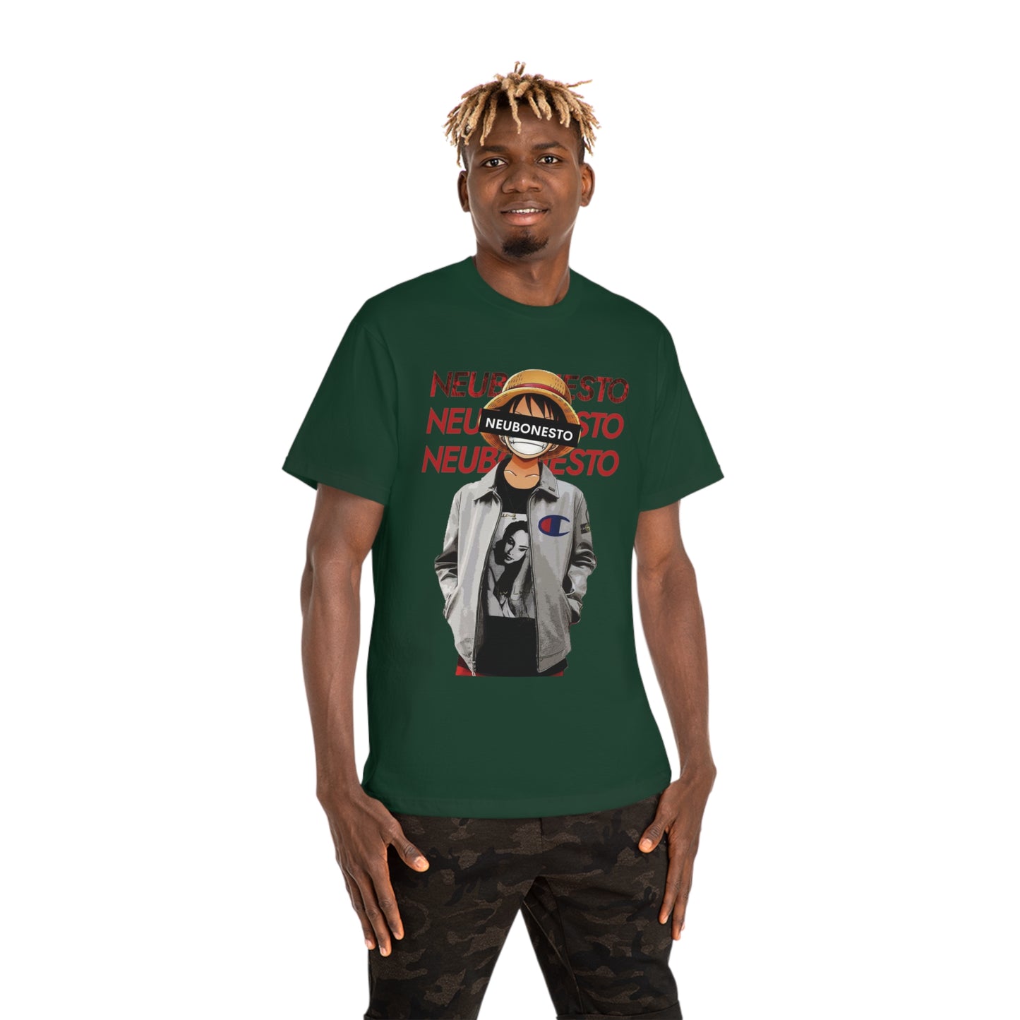 Anime Graphic Tee, Luffy Pirate Shirt, Straw Hat Legends Unisex Hammer Tshirt, Neubonesto One Piece Gift, Cosplay Clothing, Manga Fan Top,
