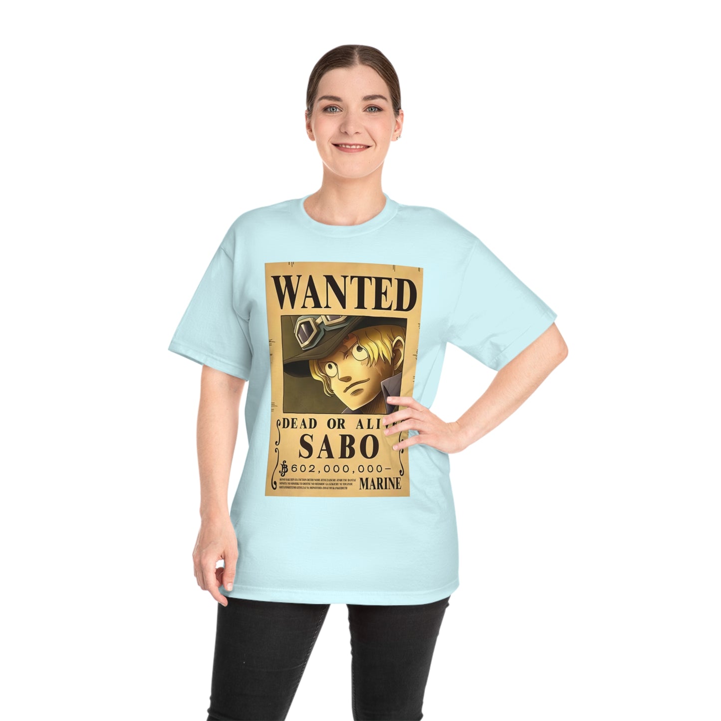 Anime T-shirt, Sabo Wanted, One Piece, Unisex Tee, Otaku Gift