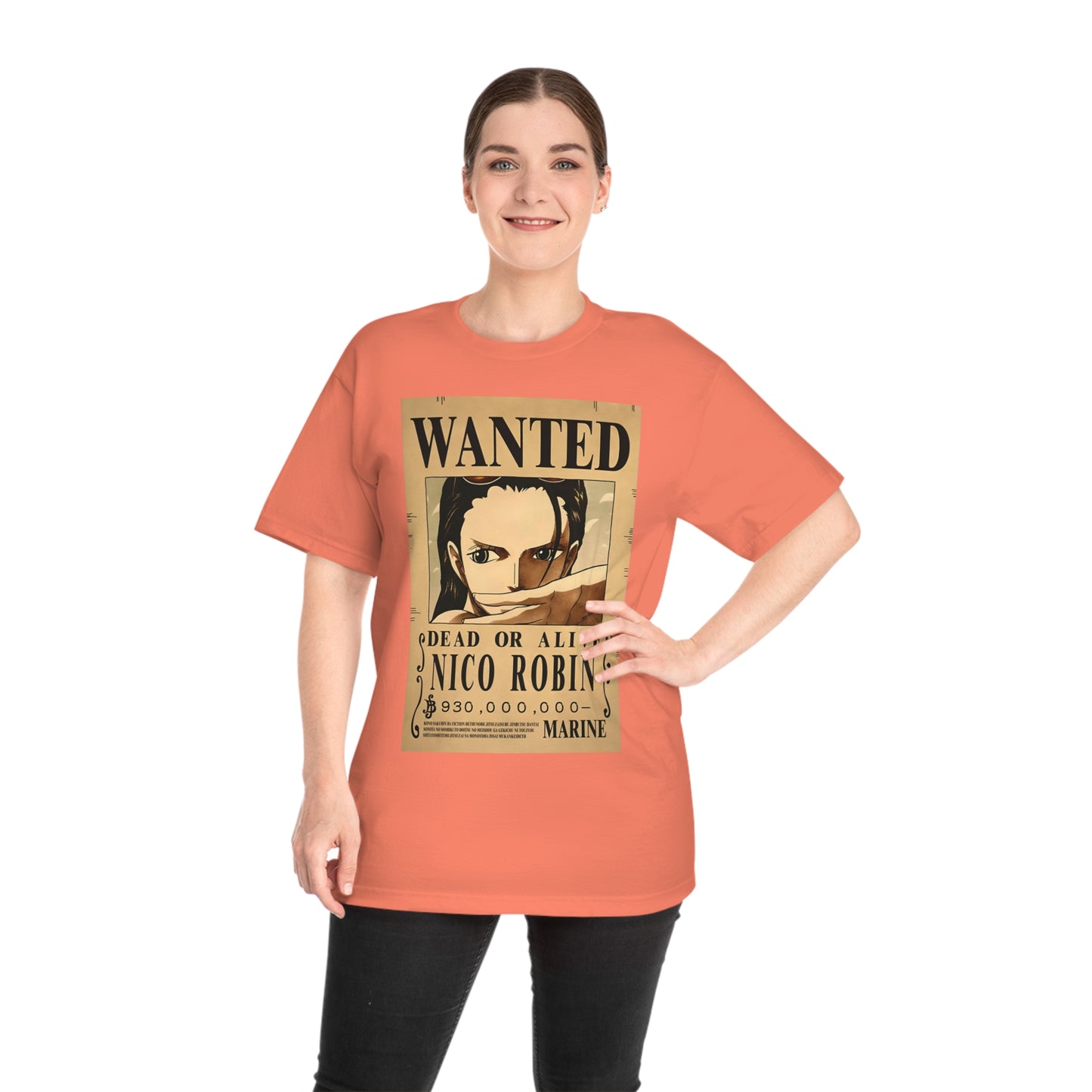 Anime T-shirt, Nico Robin Wanted, One Piece, Unisex Tee, Otaku Gift, Straw Hat Legend Collection, Neubonesto Shirt