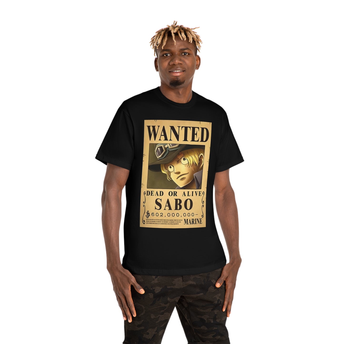Anime T-shirt, Sabo Wanted, One Piece, Unisex Tee, Otaku Gift