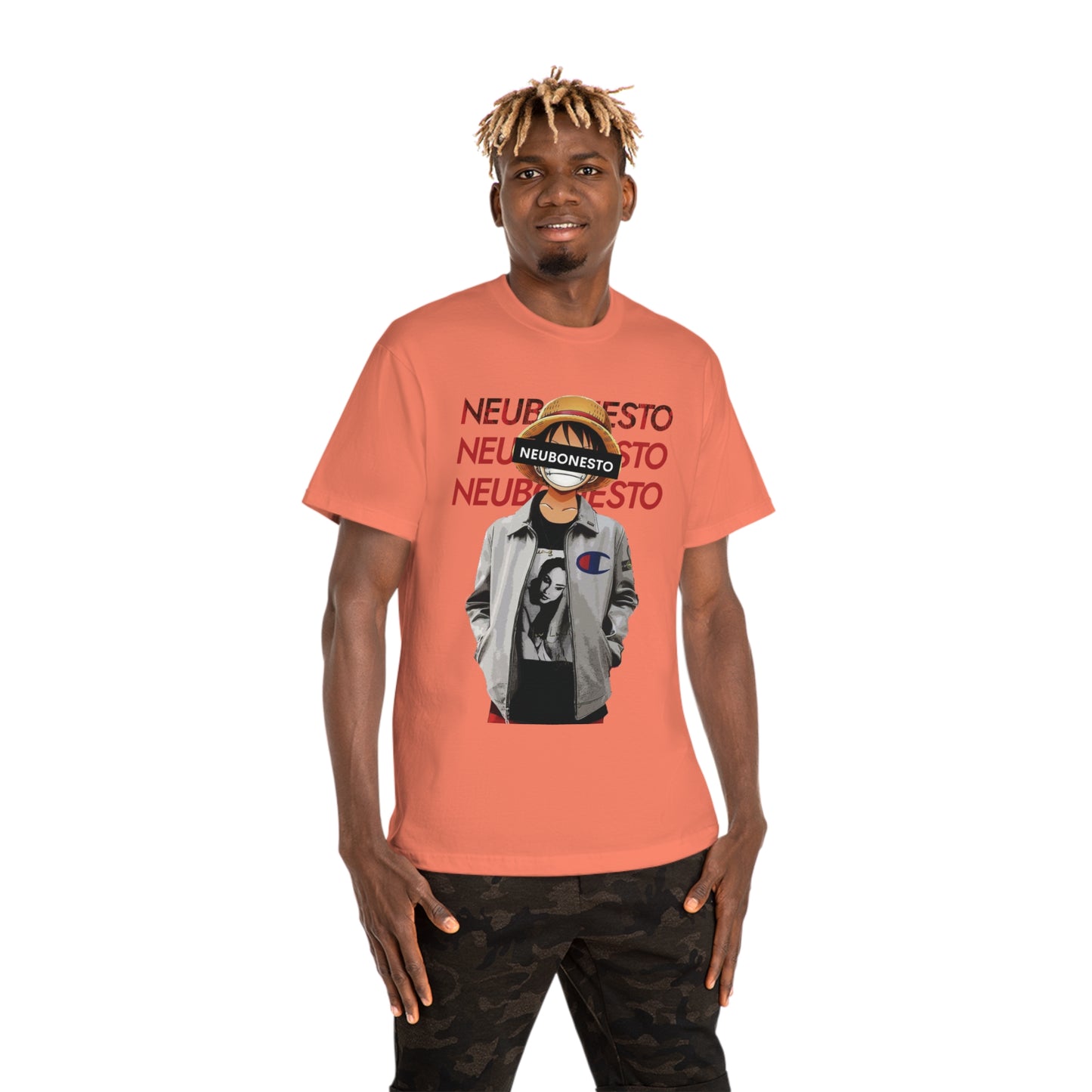 Anime Graphic Tee, Luffy Pirate Shirt, Straw Hat Legends Unisex Hammer Tshirt, Neubonesto One Piece Gift, Cosplay Clothing, Manga Fan Top,