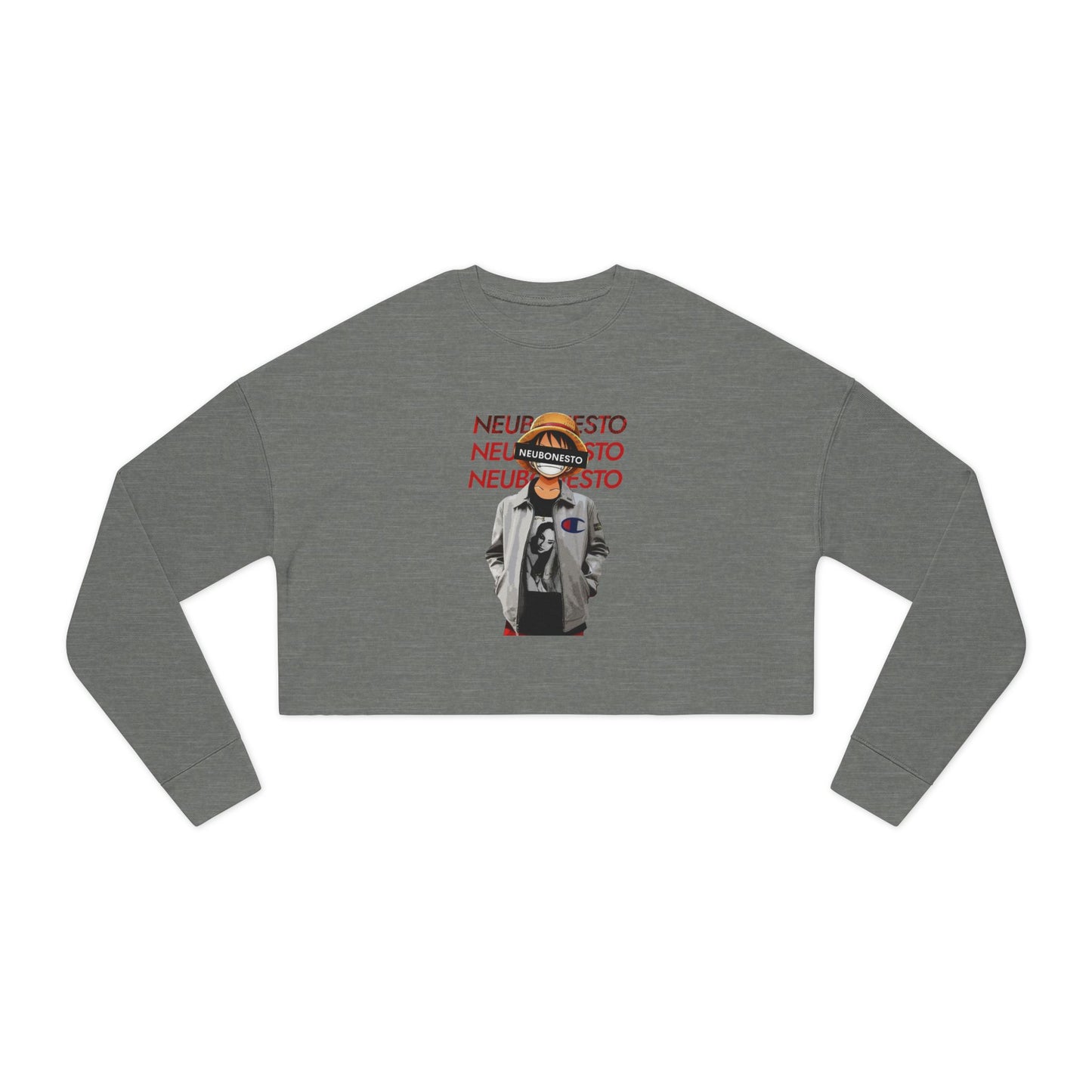 Cropped Sweatshirt - Luffy Neubonesto Straw Hat Legends Anime Collection