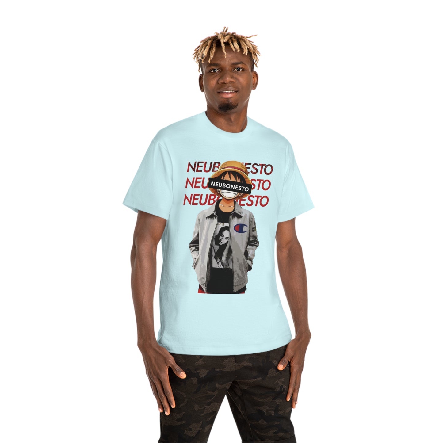 Anime Graphic Tee, Luffy Pirate Shirt, Straw Hat Legends Unisex Hammer Tshirt, Neubonesto One Piece Gift, Cosplay Clothing, Manga Fan Top,