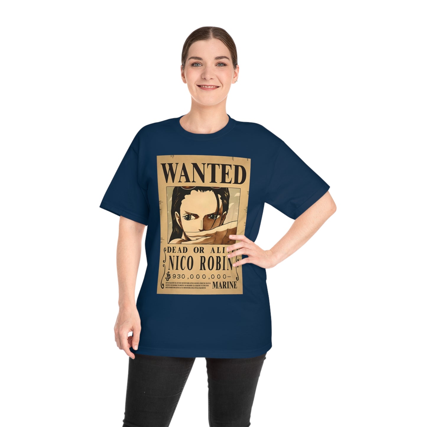Anime T-shirt, Nico Robin Wanted, One Piece, Unisex Tee, Otaku Gift, Straw Hat Legend Collection, Neubonesto Shirt
