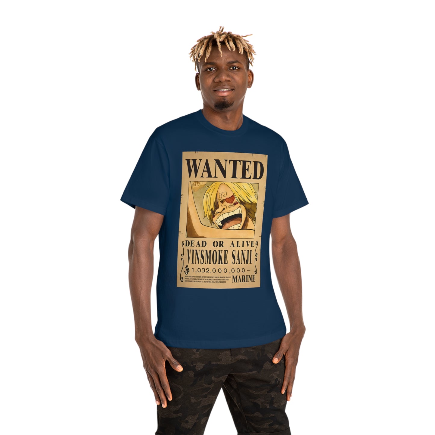 Anime T-shirt, Vinsmoke Sanji Wanted, One Piece, Unisex Tee, Otaku Gift, Anime Fan Shirt - Hammer Tshirt, Manga Tee, Japanese Anime