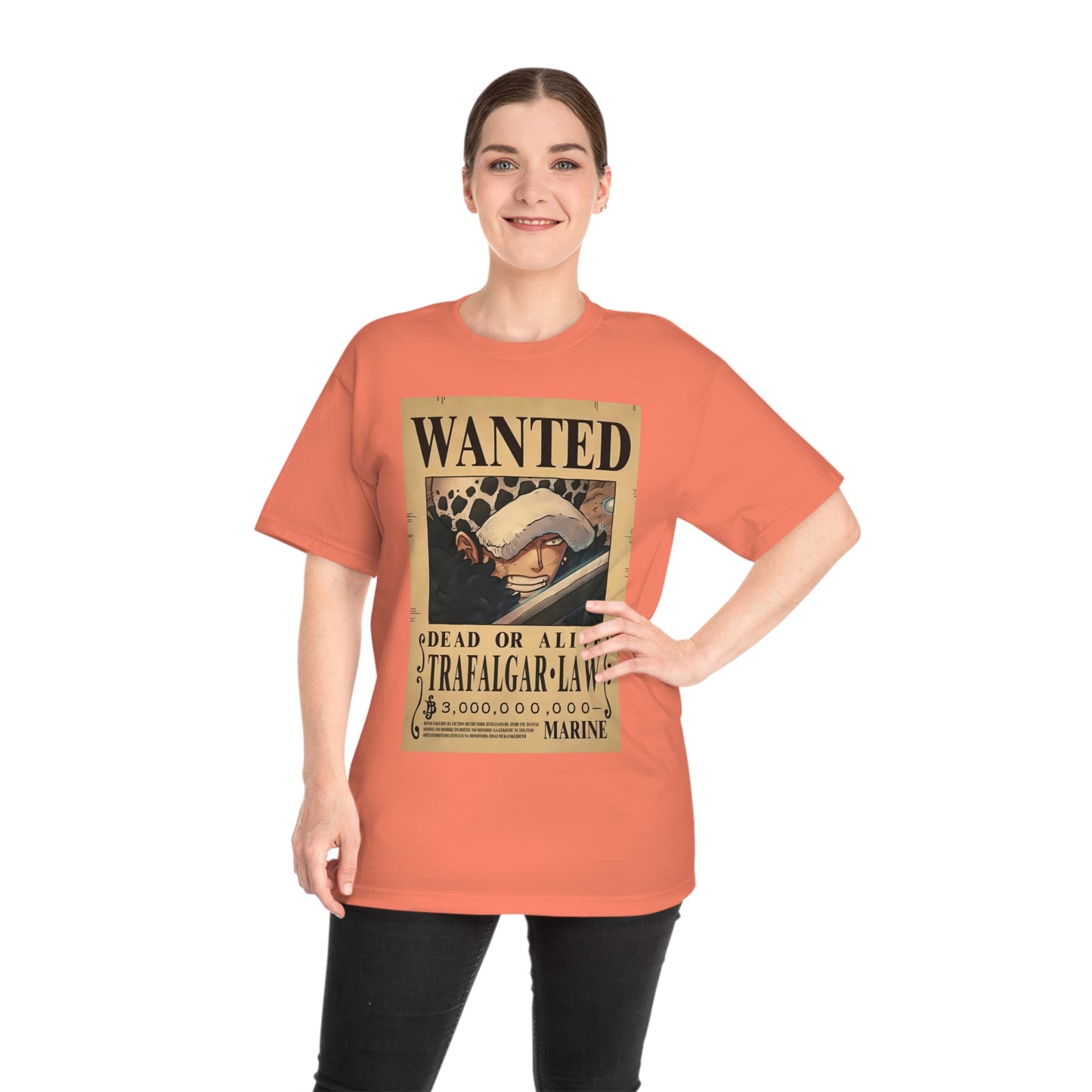 Anime T-shirt, Trafalgar-Law Wanted, One Piece, Neubonesto, Straw Hat Legend Collection, Unisex Tee, Otaku Gift, Anime Fan Shirt