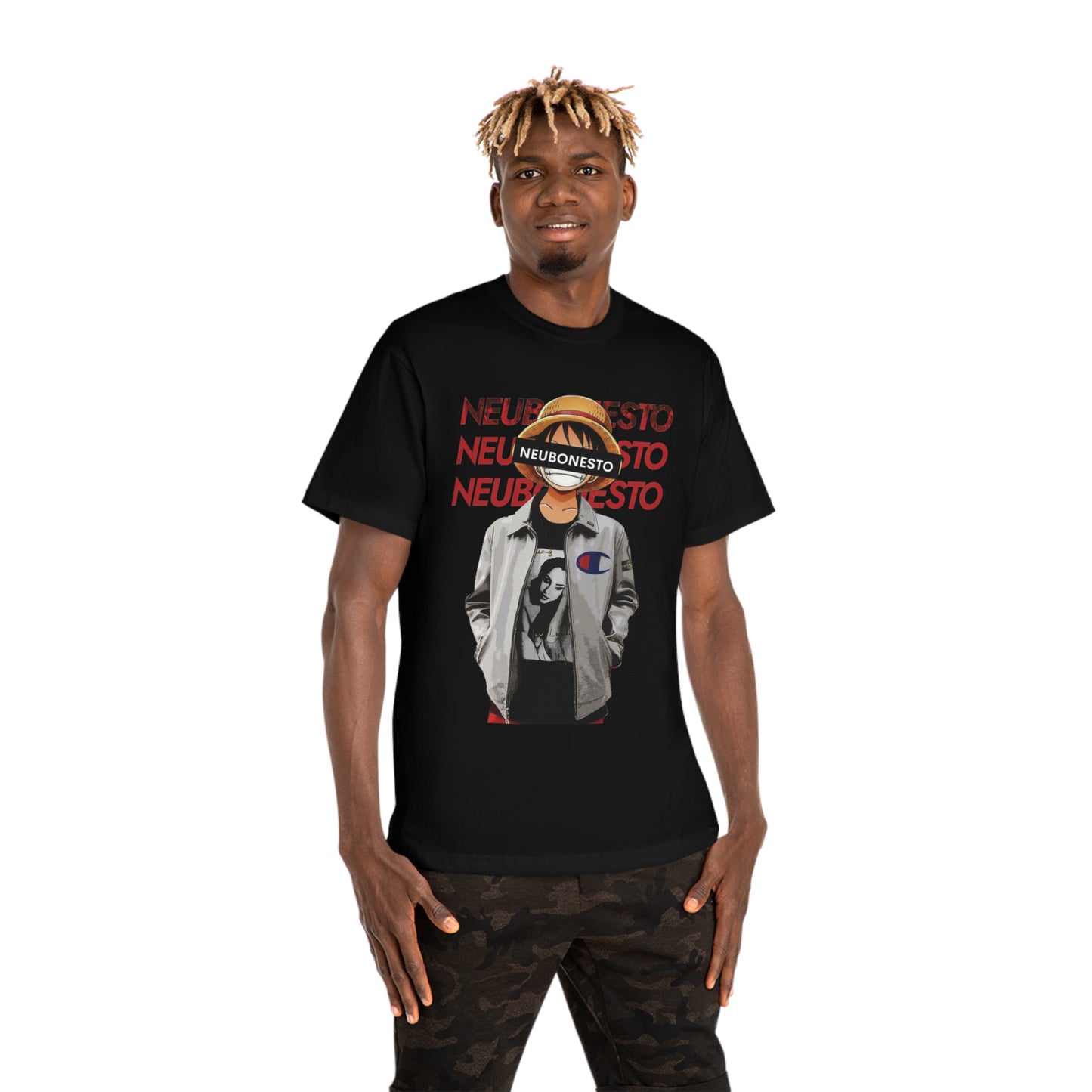 Anime Graphic Tee, Luffy Pirate Shirt, Straw Hat Legends Unisex Hammer Tshirt, Neubonesto One Piece Gift, Cosplay Clothing, Manga Fan Top,