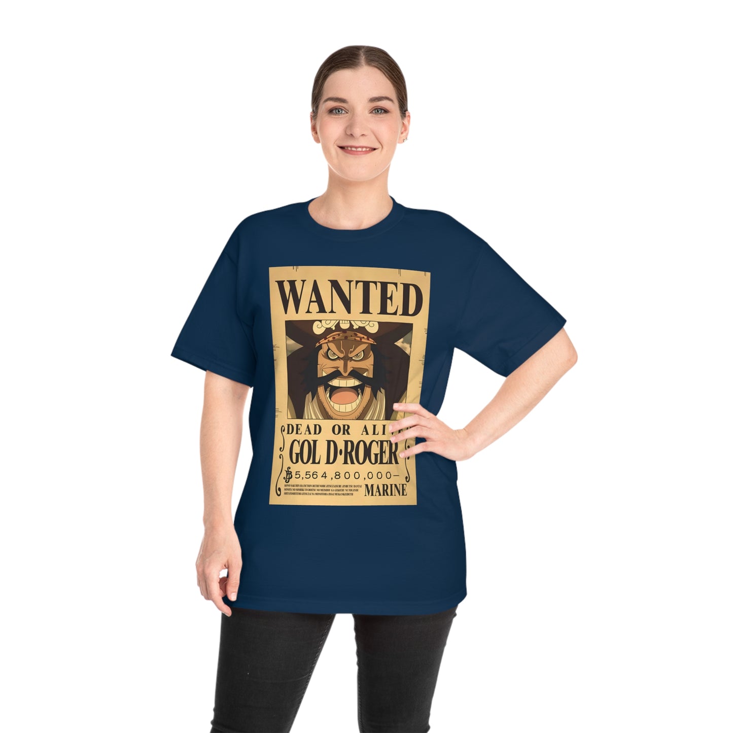 T-shirt Anime Gol D-Roger Wanted