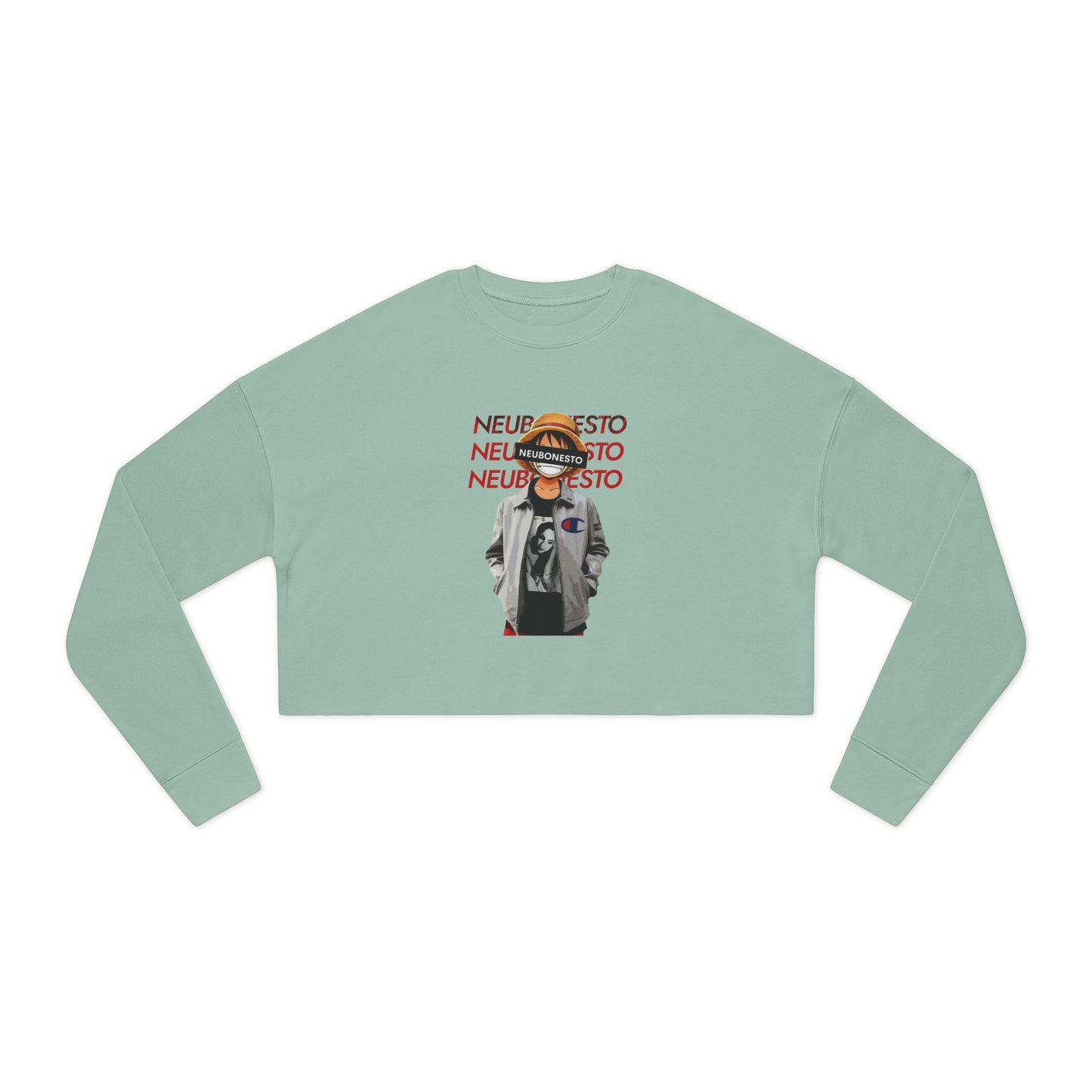 Cropped Sweatshirt - Luffy Neubonesto Straw Hat Legends Anime Collection