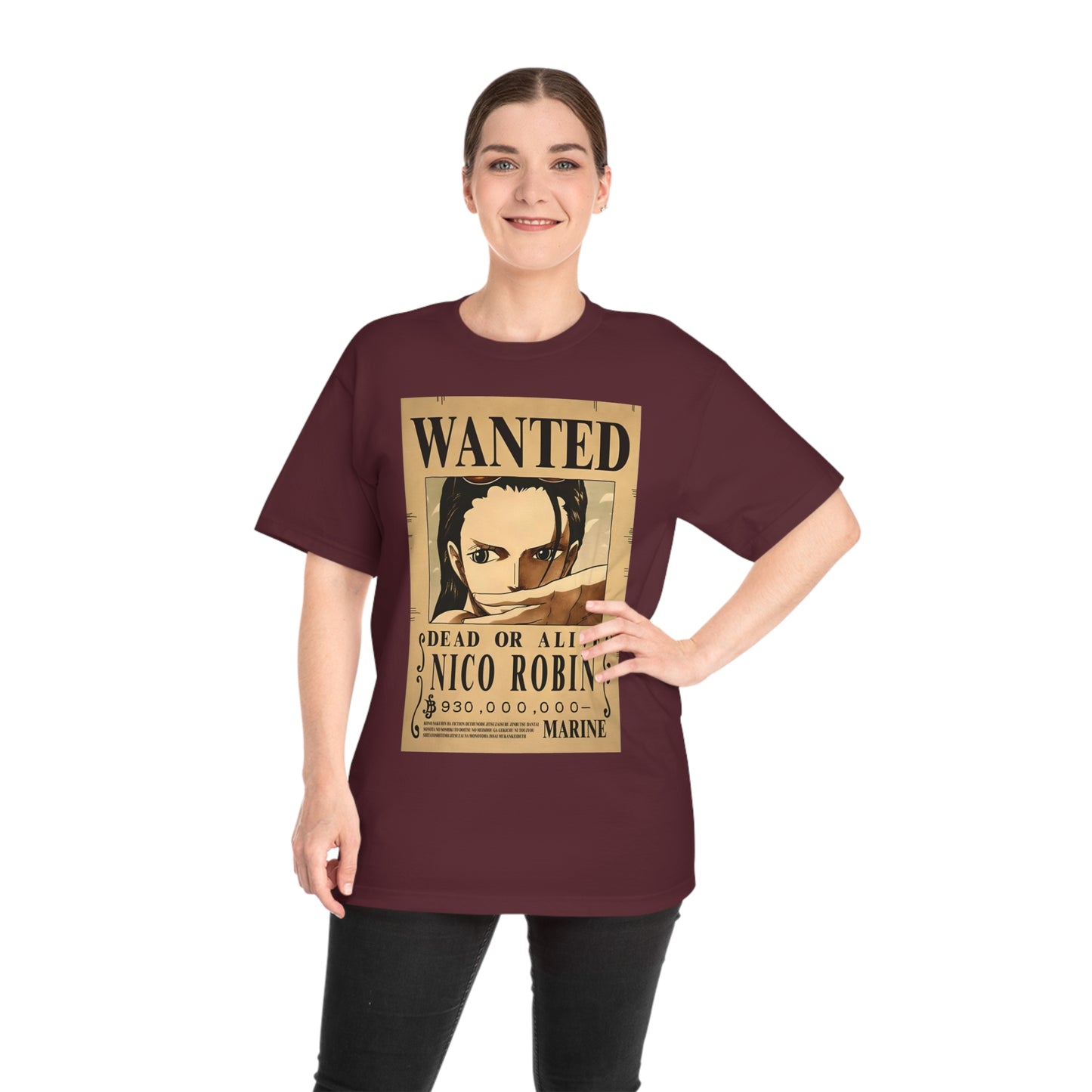 Anime T-shirt, Nico Robin Wanted, One Piece, Unisex Tee, Otaku Gift, Straw Hat Legend Collection, Neubonesto Shirt