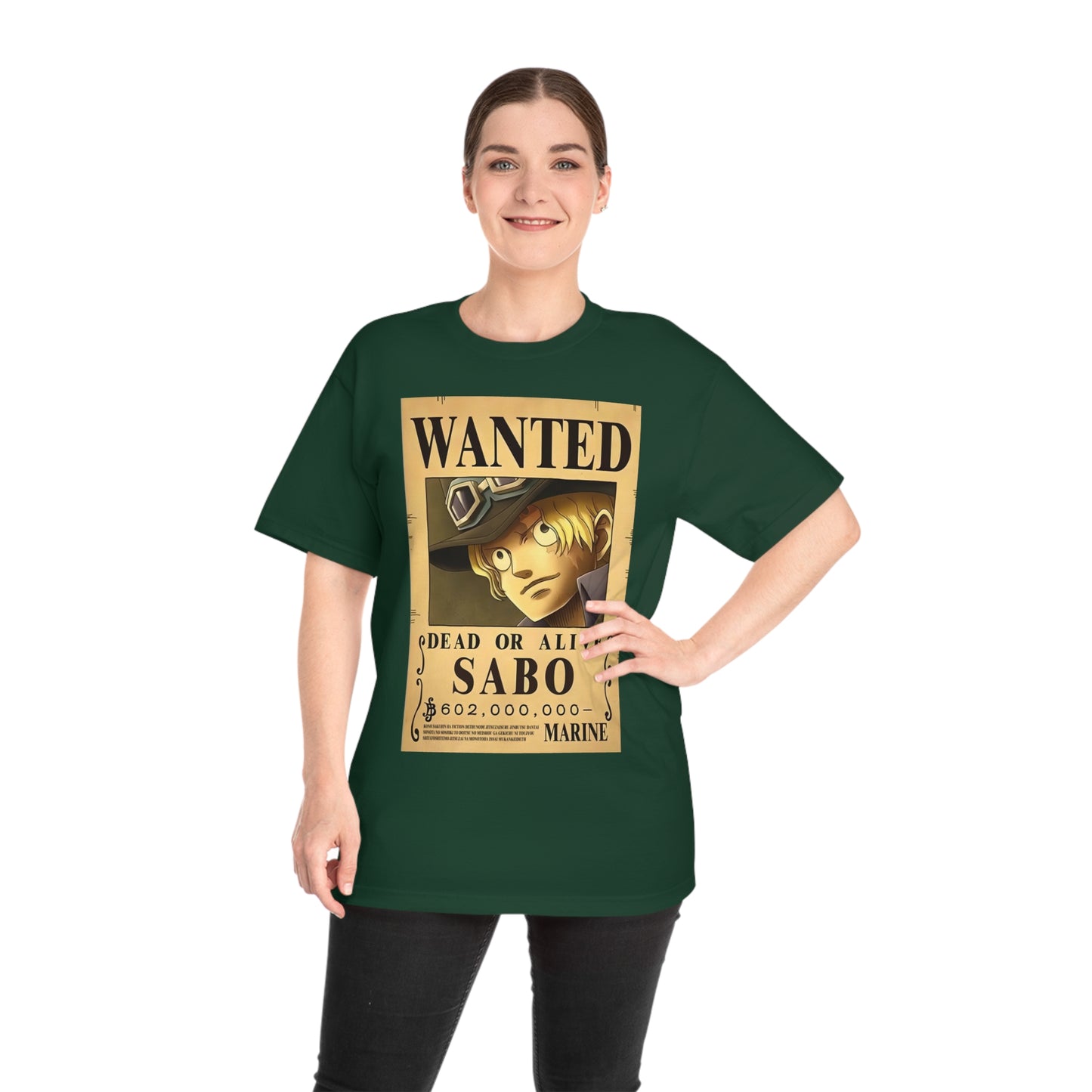 Anime T-shirt, Sabo Wanted, One Piece, Unisex Tee, Otaku Gift