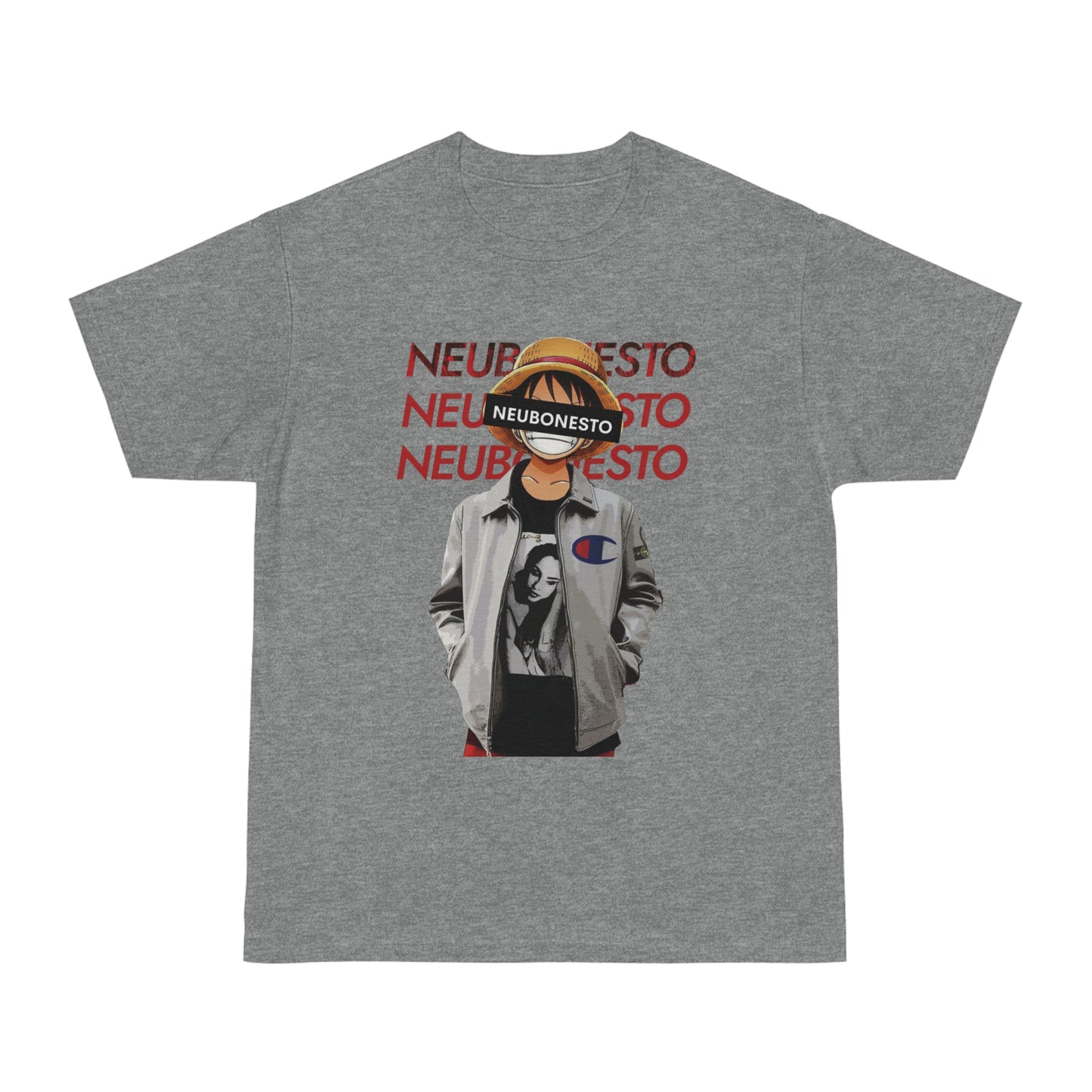 Anime Graphic Tee, Luffy Pirate Shirt, Straw Hat Legends Unisex Hammer Tshirt, Neubonesto One Piece Gift, Cosplay Clothing, Manga Fan Top,