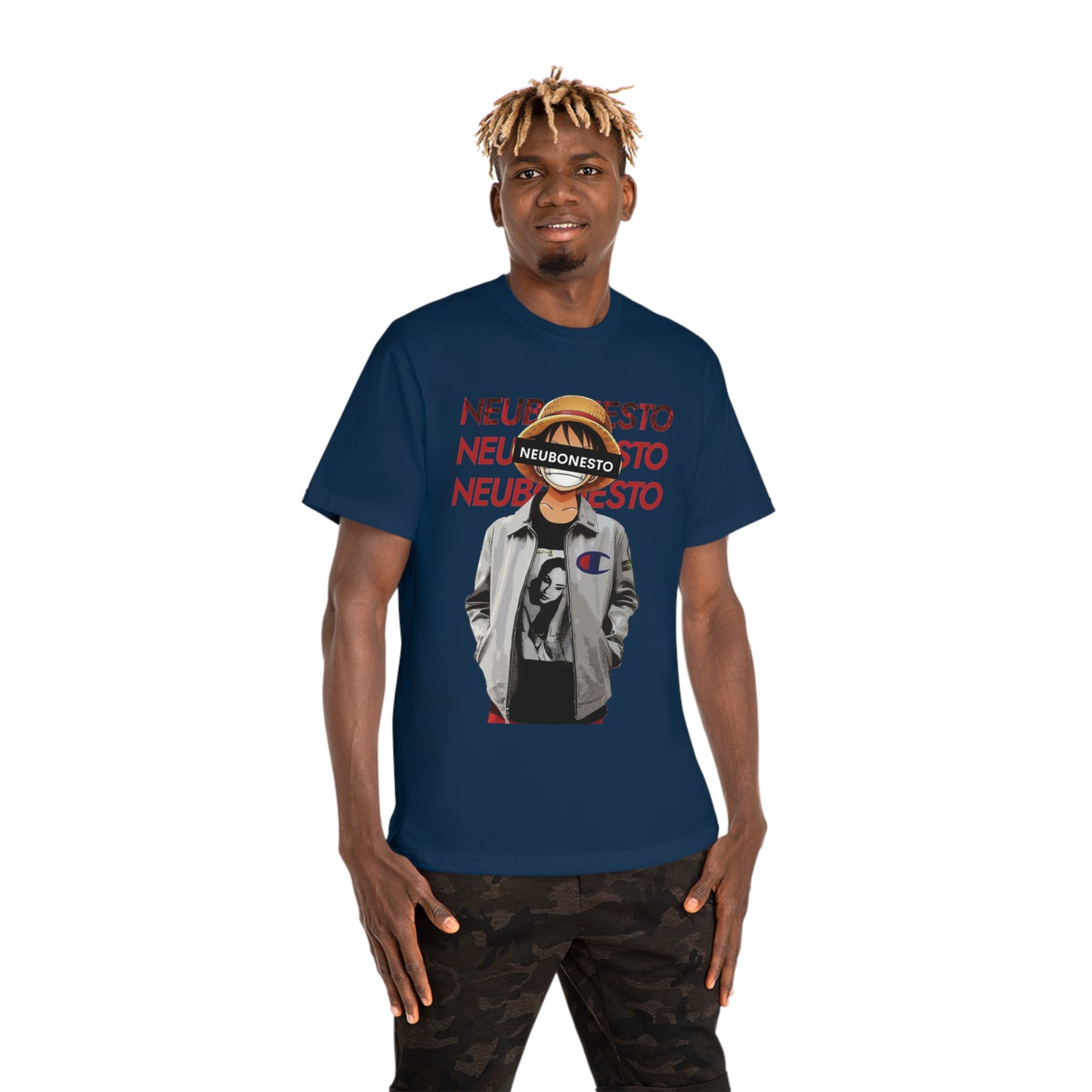 Anime Graphic Tee, Luffy Pirate Shirt, Straw Hat Legends Unisex Hammer Tshirt, Neubonesto One Piece Gift, Cosplay Clothing, Manga Fan Top,