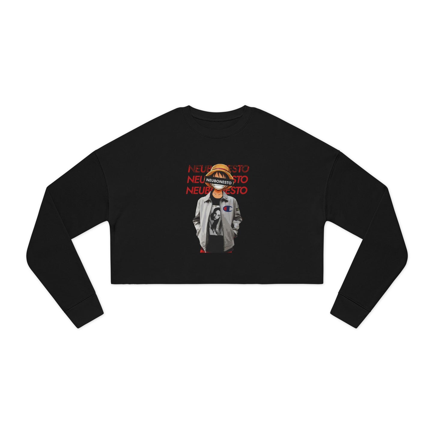 Cropped Sweatshirt - Luffy Neubonesto Straw Hat Legends Anime Collection