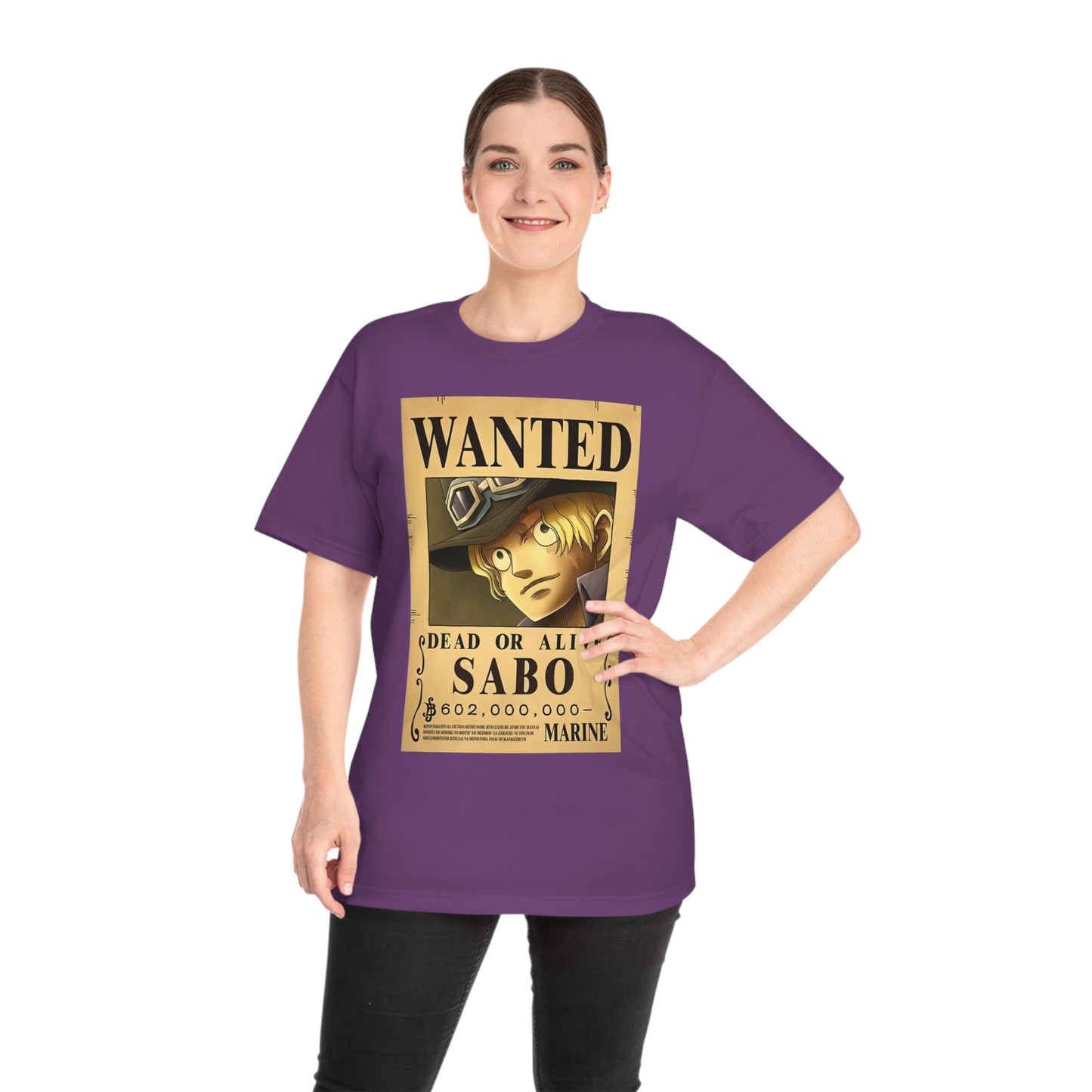 Anime T-shirt, Sabo Wanted, One Piece, Unisex Tee, Otaku Gift