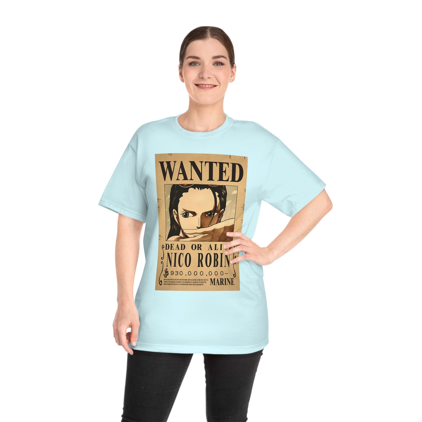 Anime T-shirt, Nico Robin Wanted, One Piece, Unisex Tee, Otaku Gift, Straw Hat Legend Collection, Neubonesto Shirt