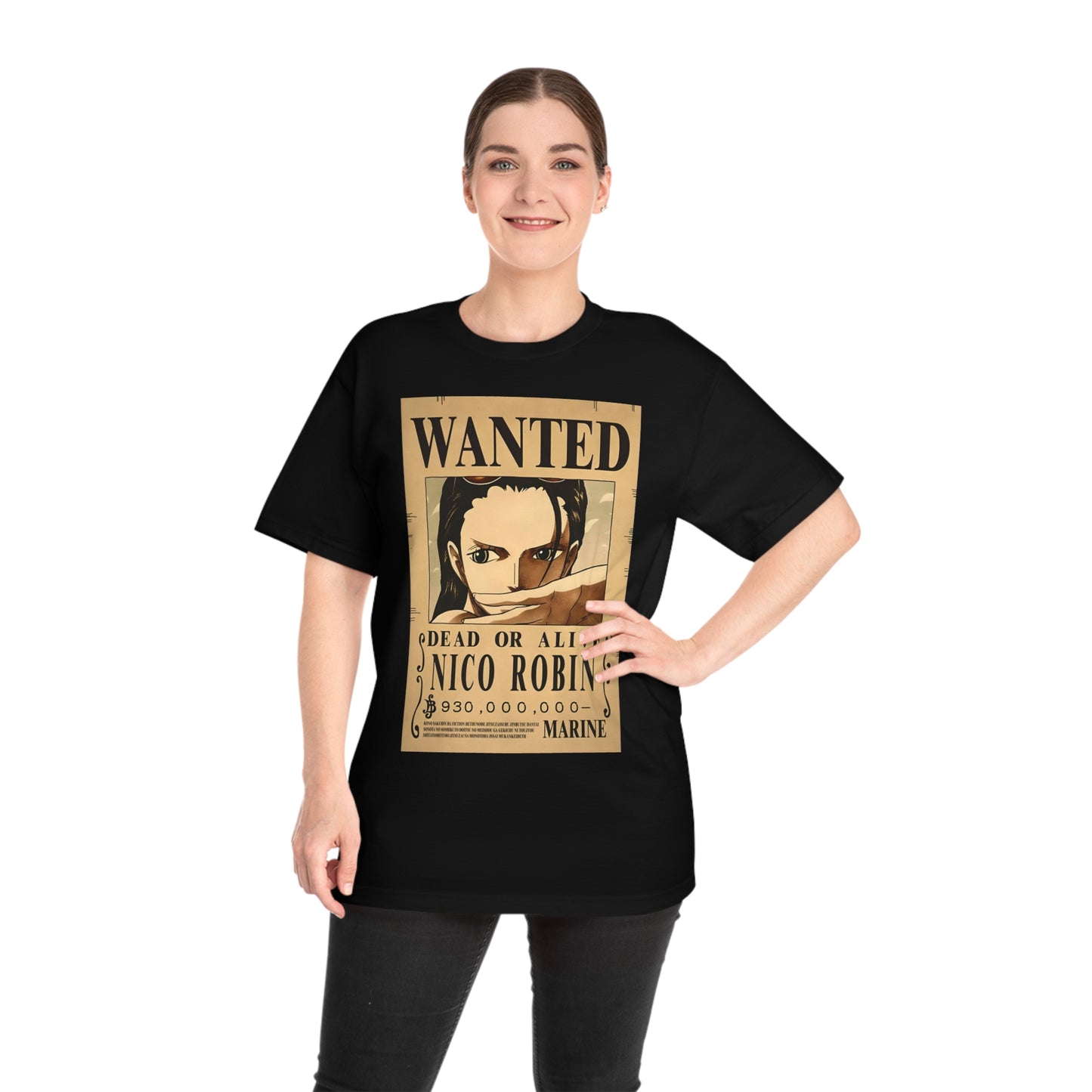 Anime T-shirt, Nico Robin Wanted, One Piece, Unisex Tee, Otaku Gift, Straw Hat Legend Collection, Neubonesto Shirt