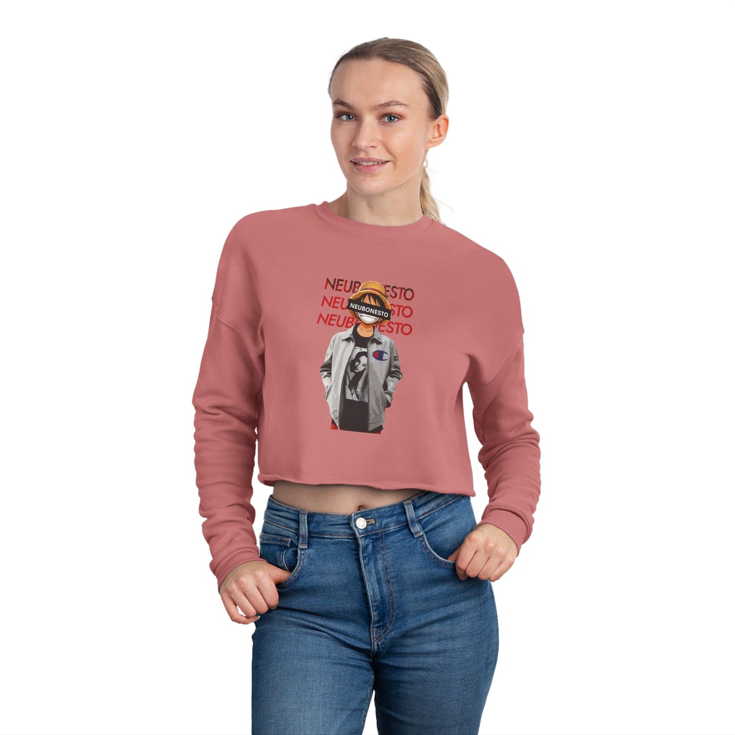 Cropped Sweatshirt - Luffy Neubonesto Straw Hat Legends Anime Collection