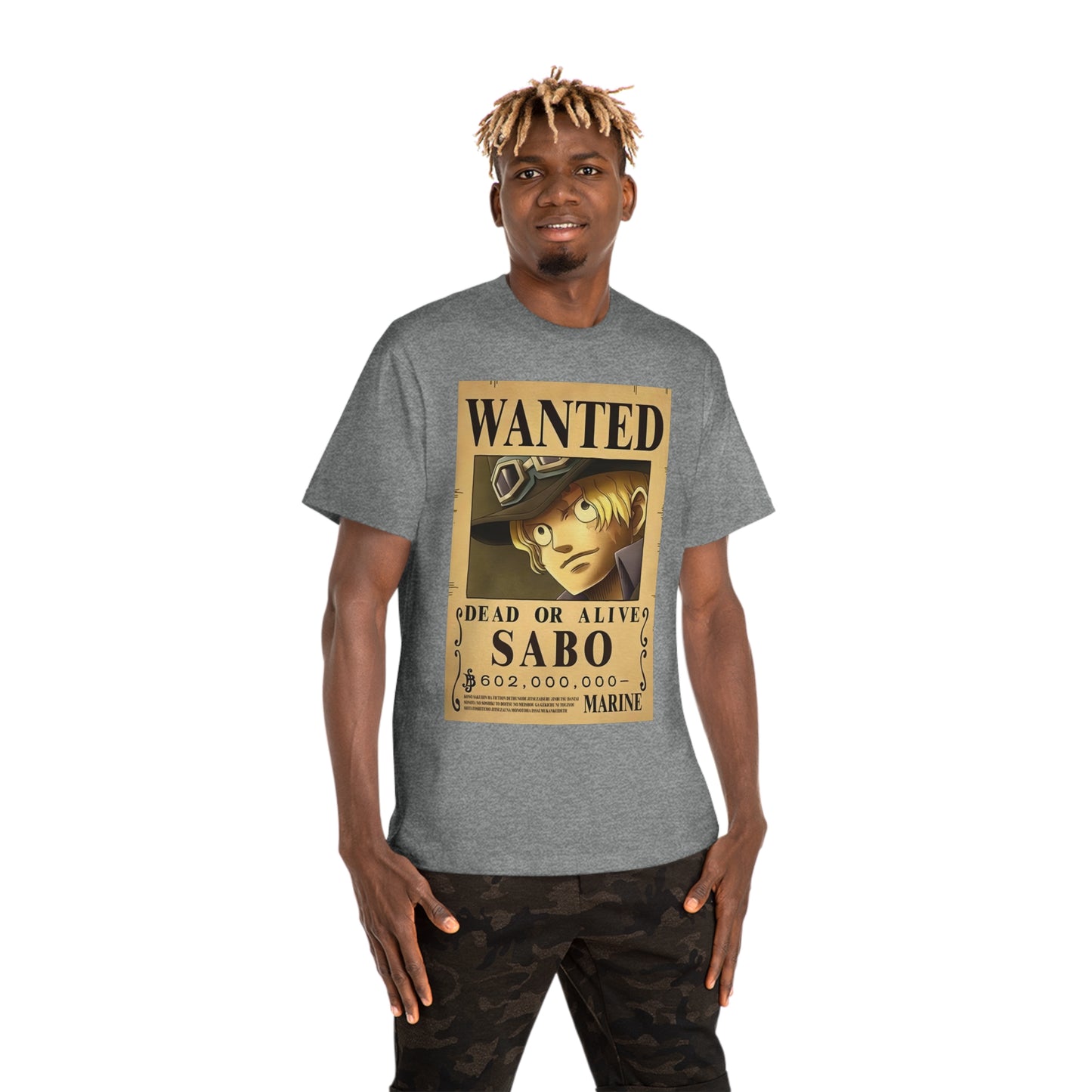 Anime T-shirt, Sabo Wanted, One Piece, Unisex Tee, Otaku Gift