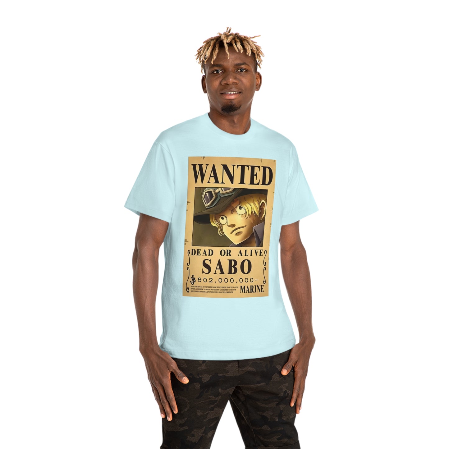 Anime T-shirt, Sabo Wanted, One Piece, Unisex Tee, Otaku Gift