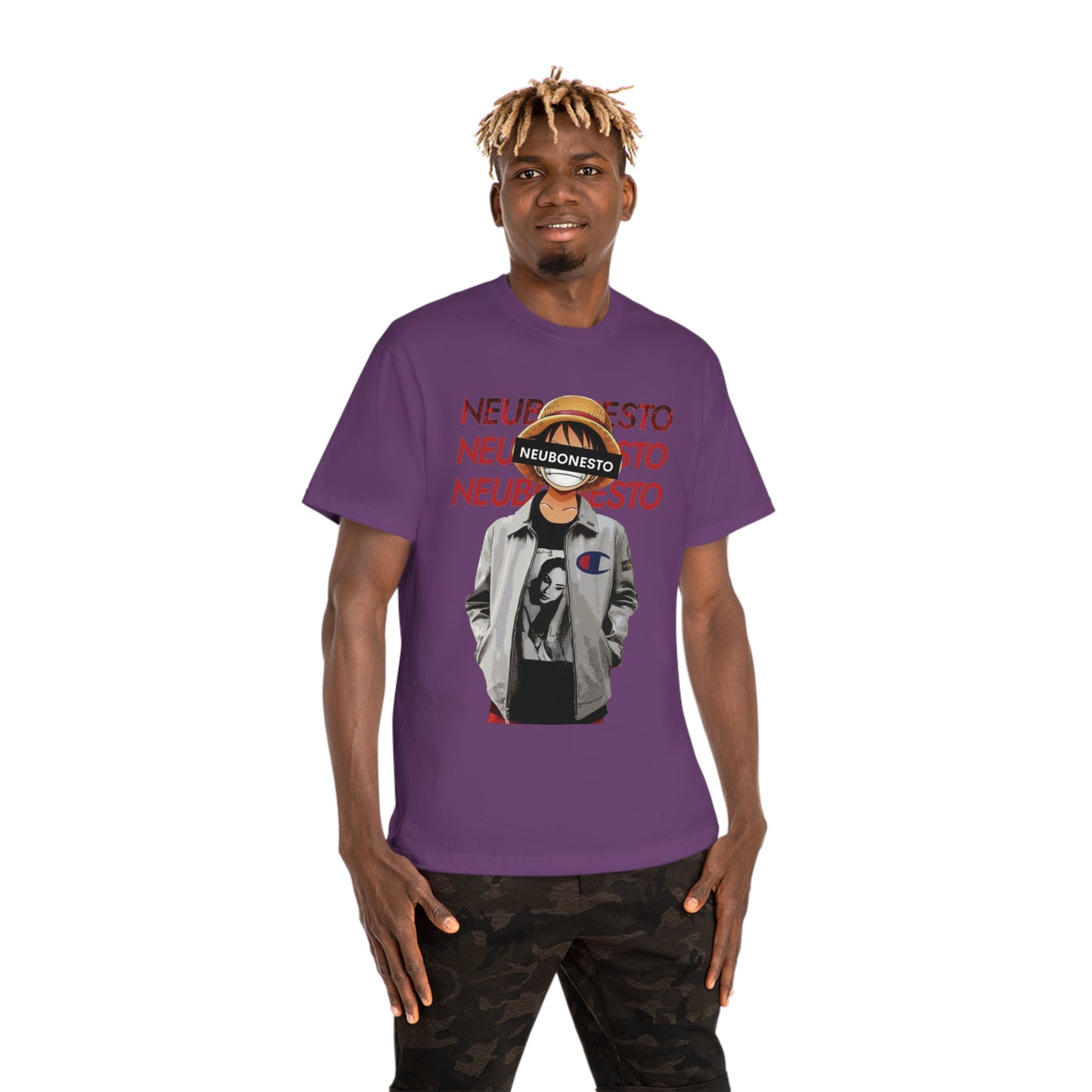 Anime Graphic Tee, Luffy Pirate Shirt, Straw Hat Legends Unisex Hammer Tshirt, Neubonesto One Piece Gift, Cosplay Clothing, Manga Fan Top,