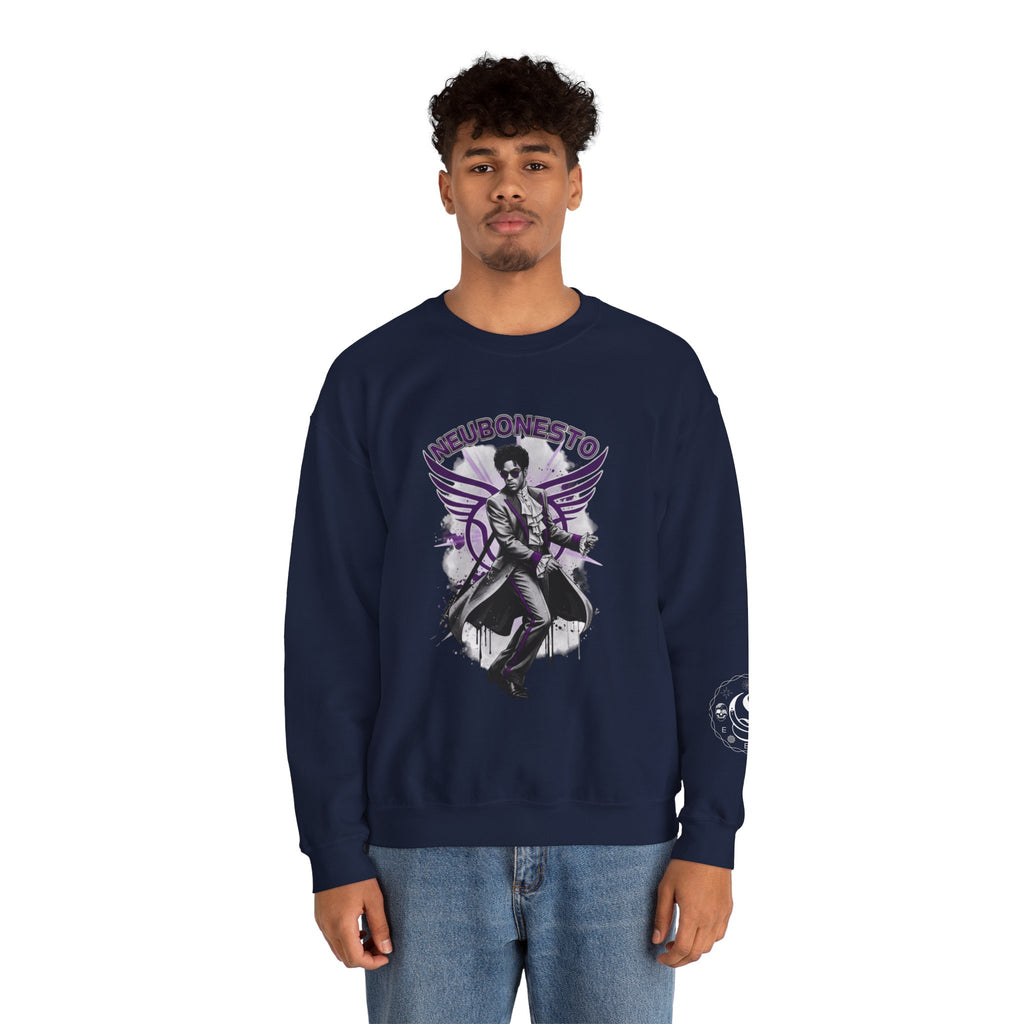 Prince Angel Purple Crewneck Sweatshirt - Neubonesto Design