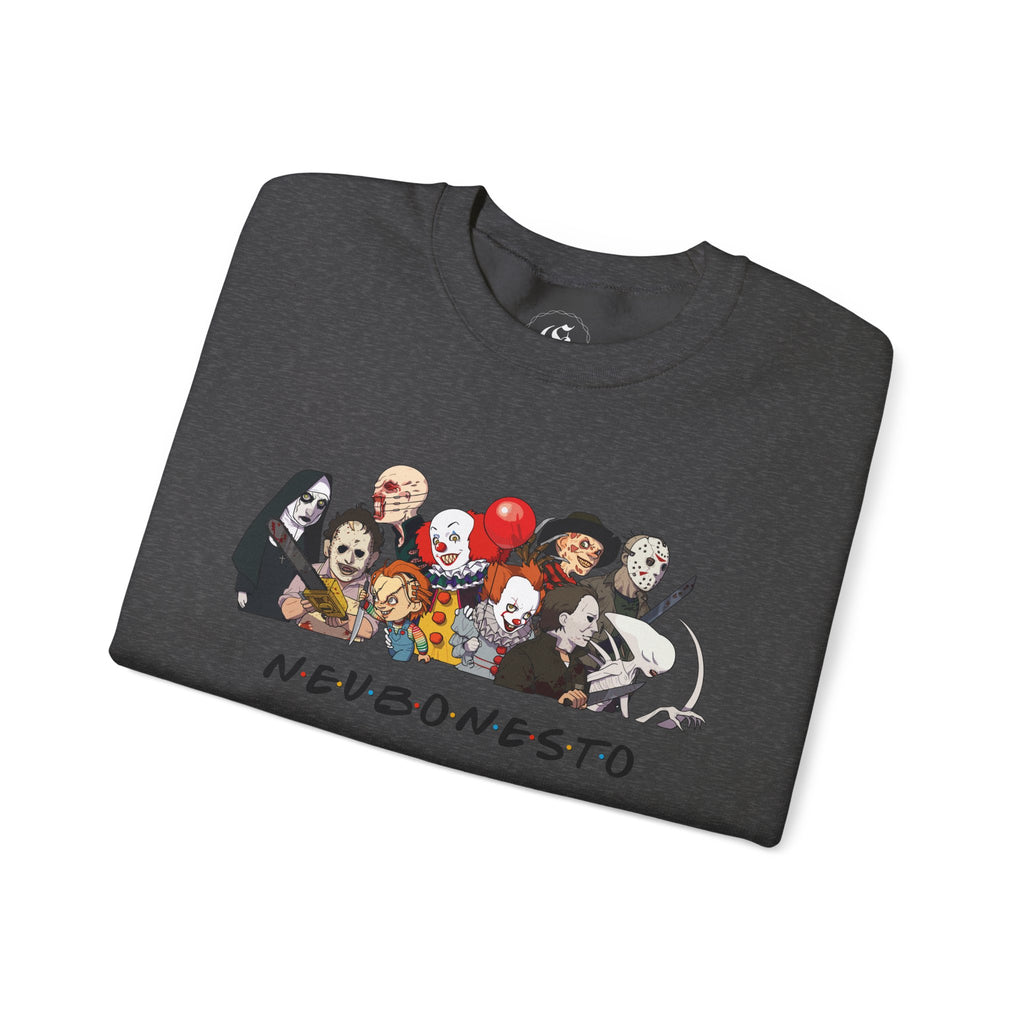 Neubonesto Horror Sweatshirt - Unisex Crewneck Halloween Top