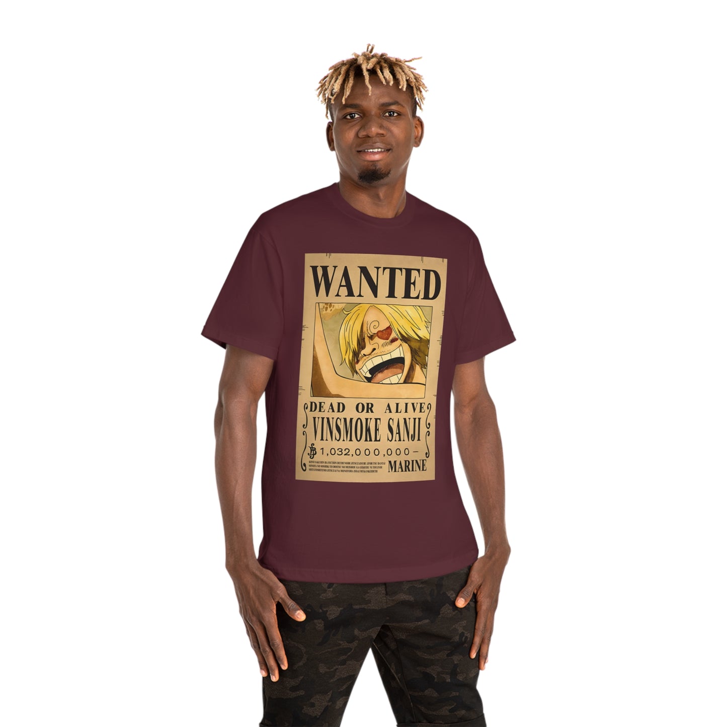 Anime T-shirt, Vinsmoke Sanji Wanted, One Piece, Unisex Tee, Otaku Gift, Anime Fan Shirt - Hammer Tshirt, Manga Tee, Japanese Anime