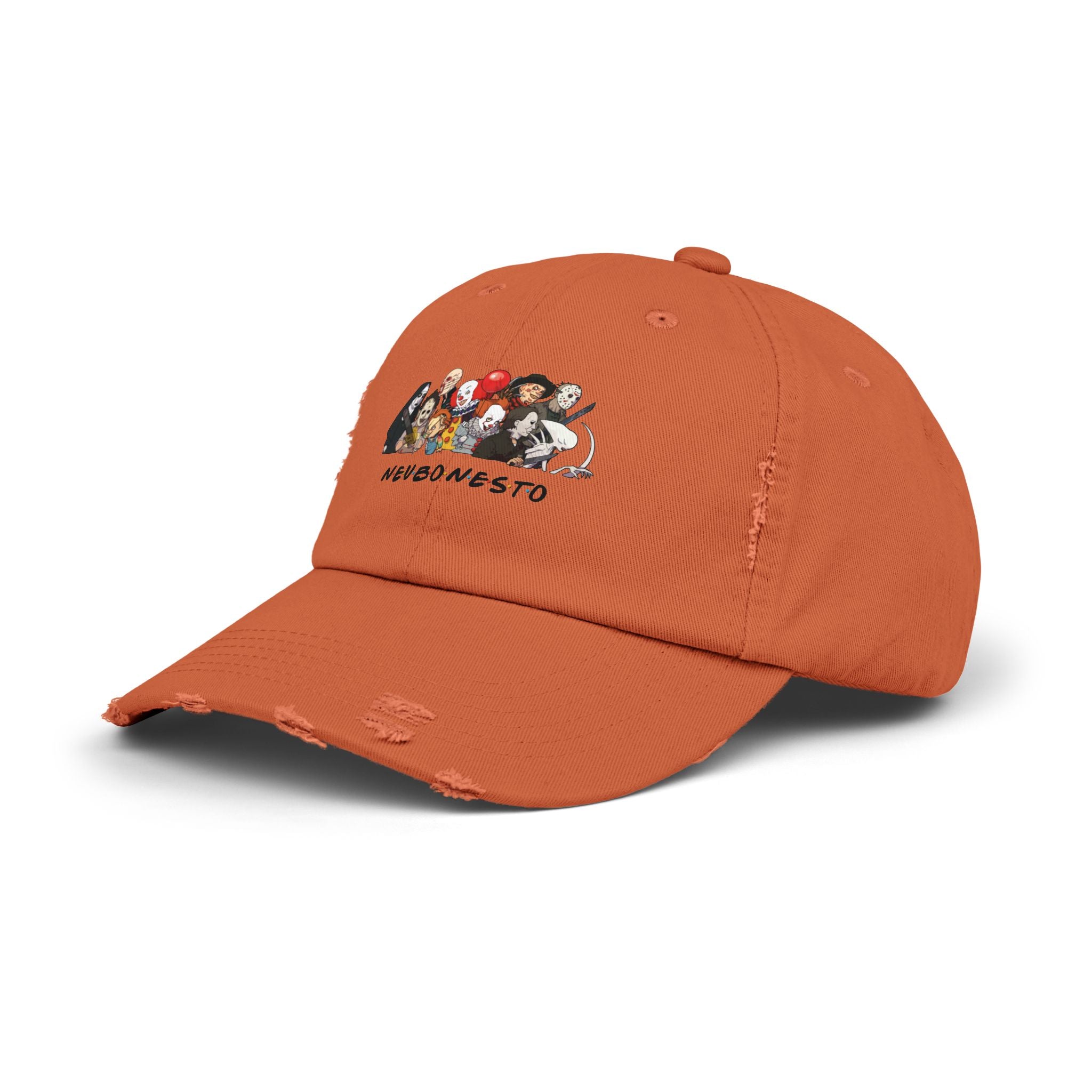 Distressed Cap - Neubonesto Horror Strapback Hat