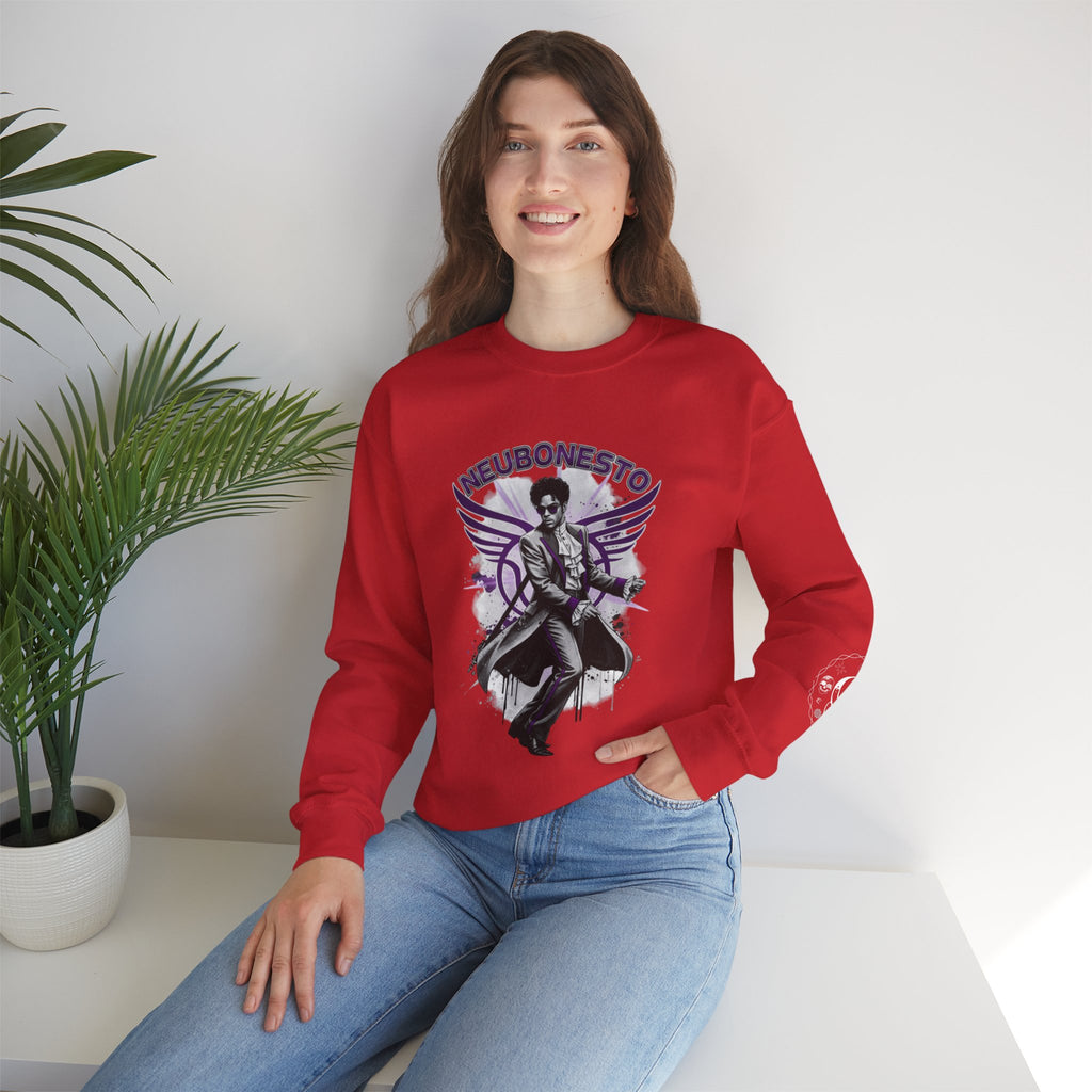 Prince Angel Purple Crewneck Sweatshirt - Neubonesto Design