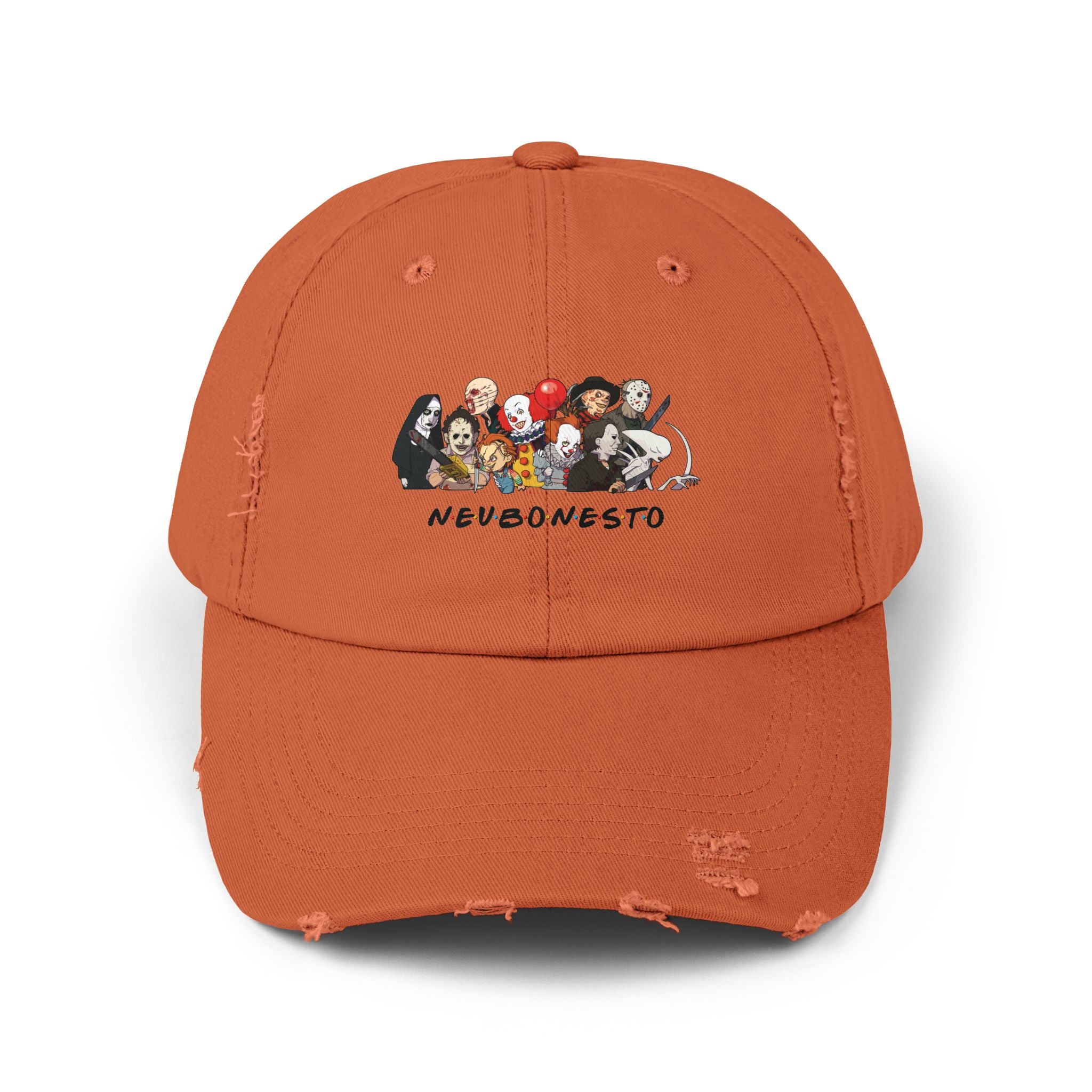 Distressed Cap NeuboHorror Strapback Hat