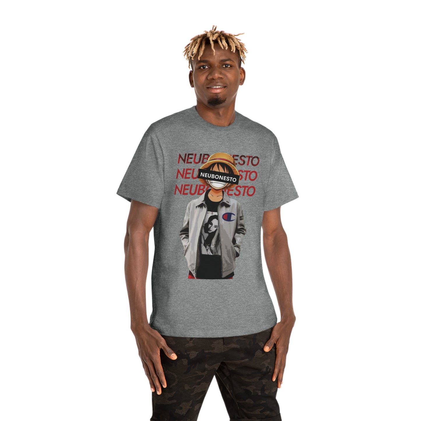 Anime Graphic Tee, Luffy Pirate Shirt, Straw Hat Legends Unisex Hammer Tshirt, Neubonesto One Piece Gift, Cosplay Clothing, Manga Fan Top,
