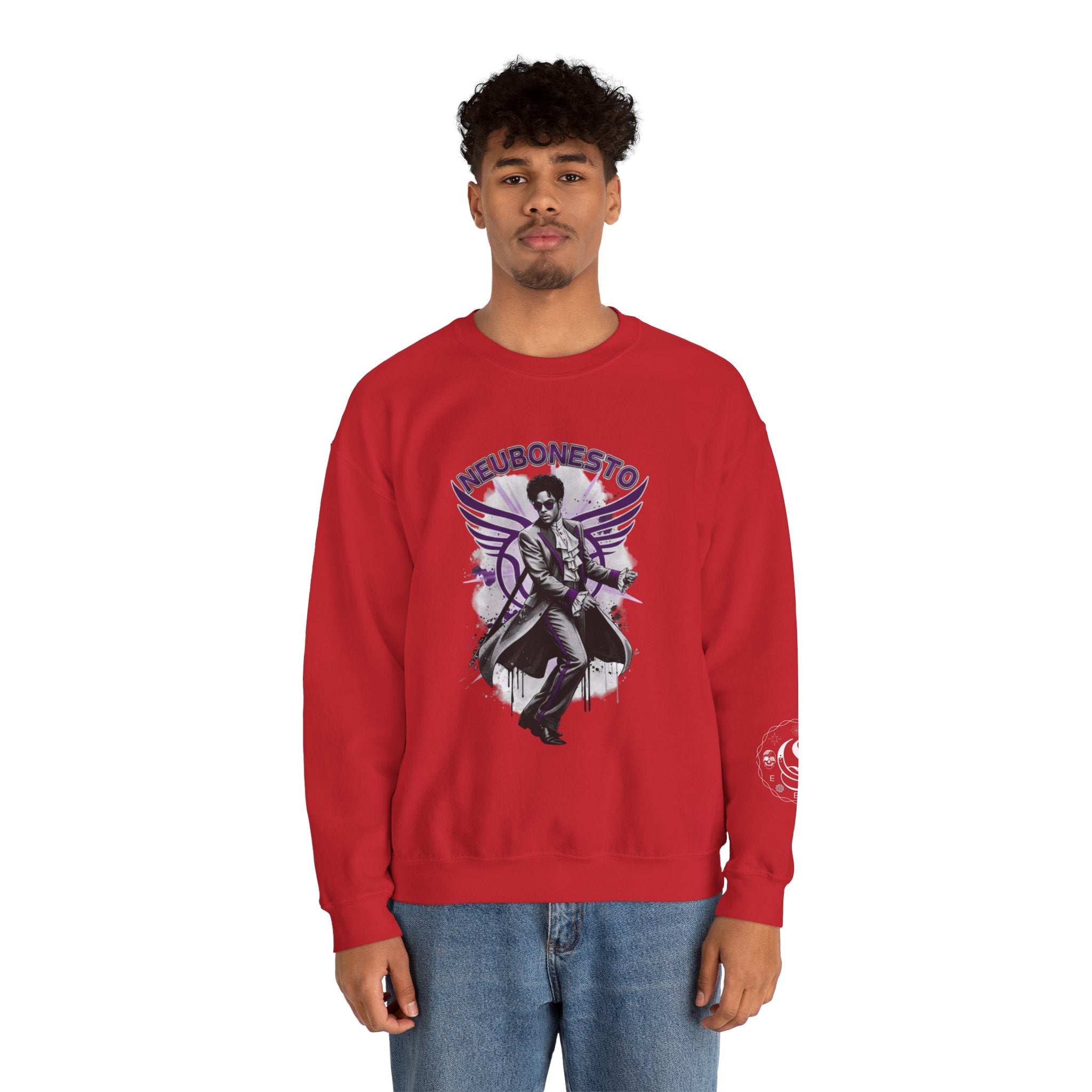 Prince Angel Purple Crewneck Sweatshirt - Neubonesto Design