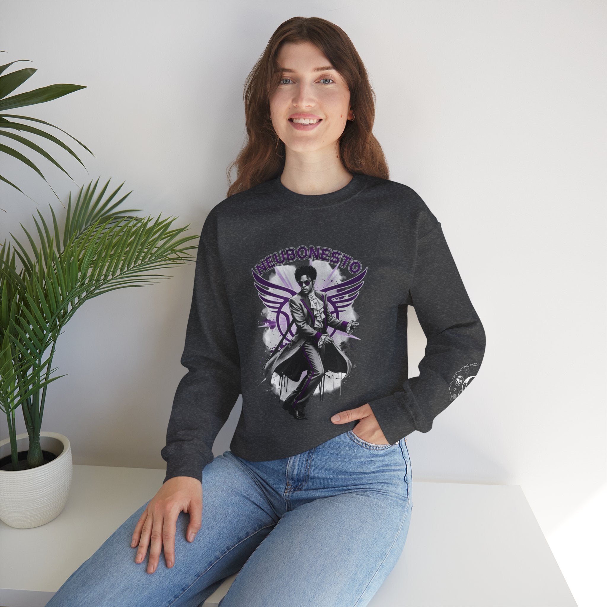 Prince Angel Purple Crewneck Sweatshirt - Neubonesto Design