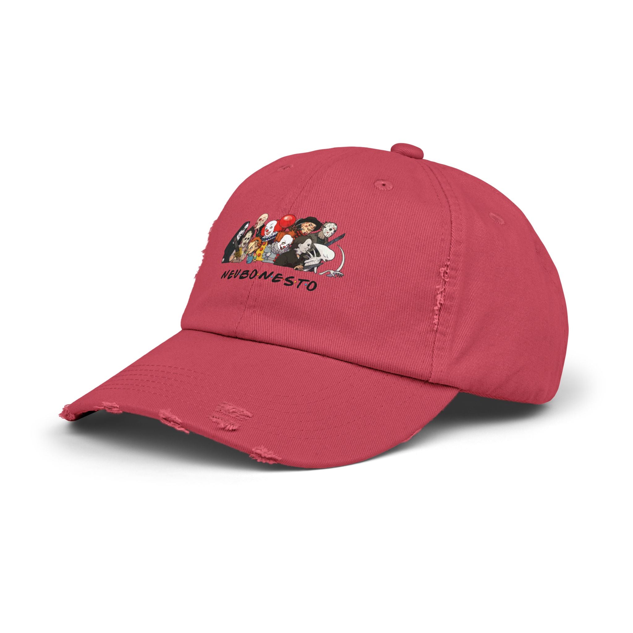 Distressed Cap - Neubonesto Horror Strapback Hat