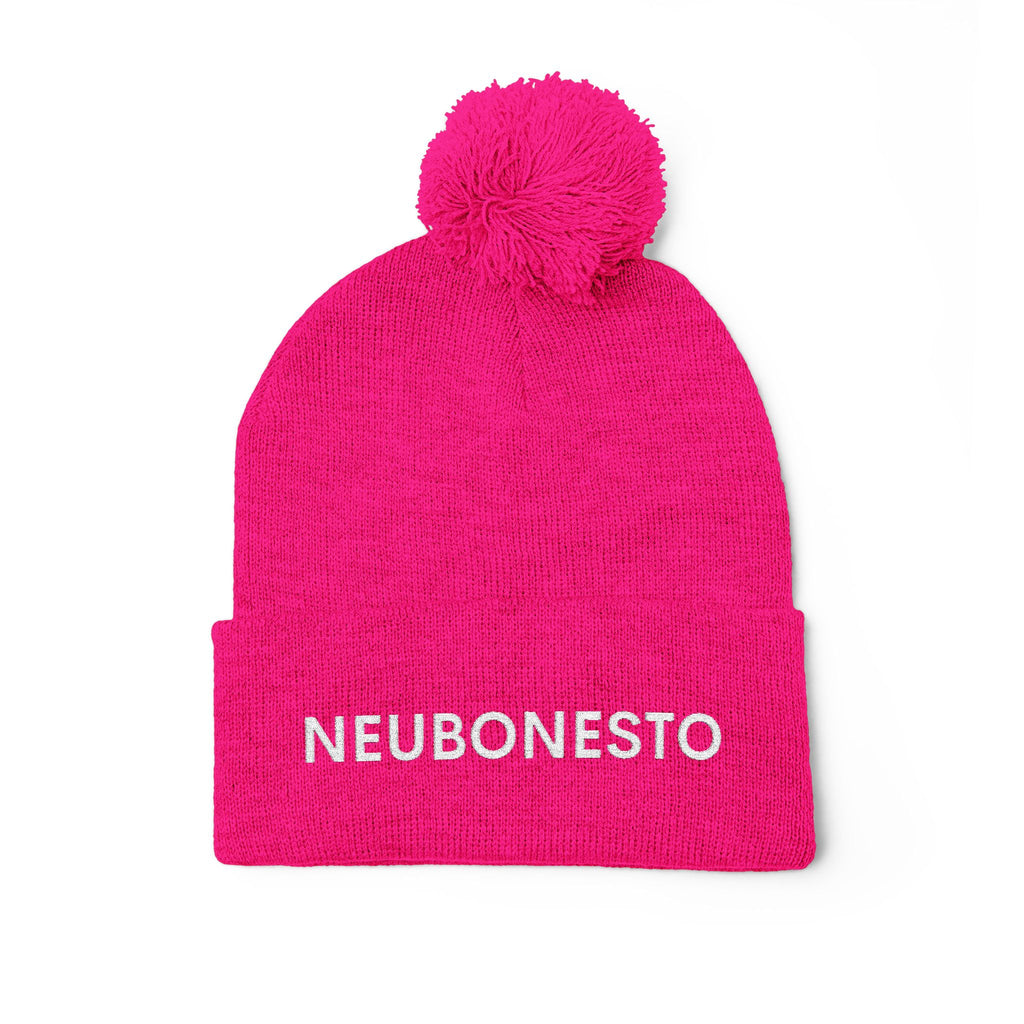 Neubonesto Pom-Pom Knit Cap