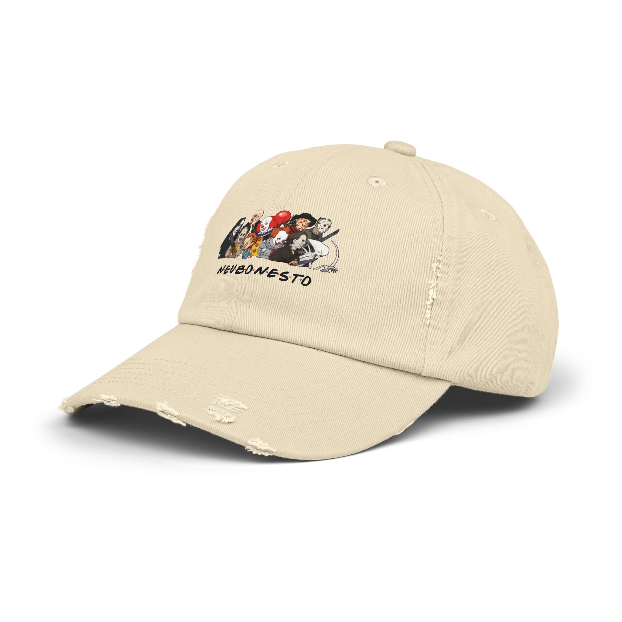 Distressed Cap - Neubonesto Horror Strapback Hat