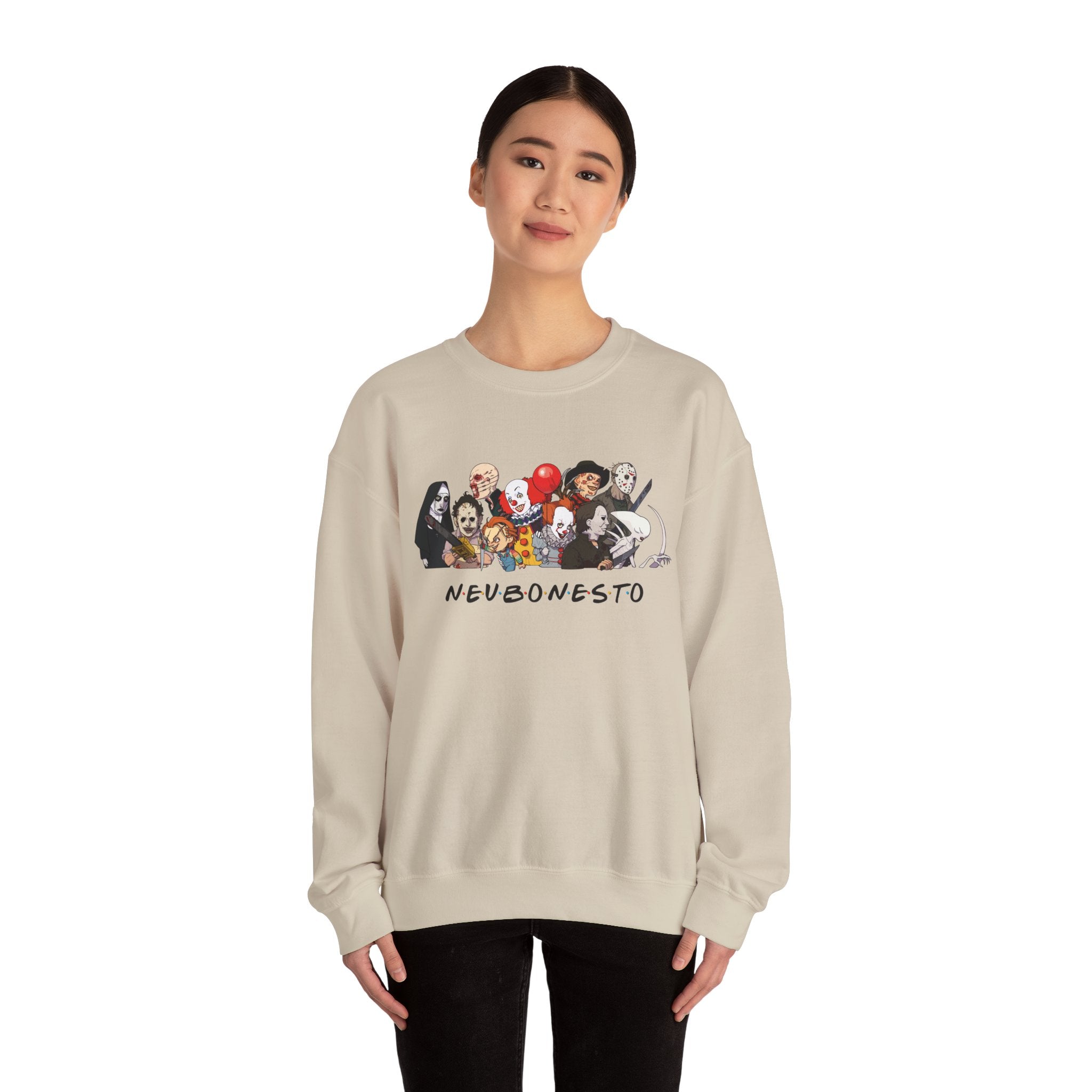 Neubonesto Horror Sweatshirt - Unisex Crewneck Halloween Top