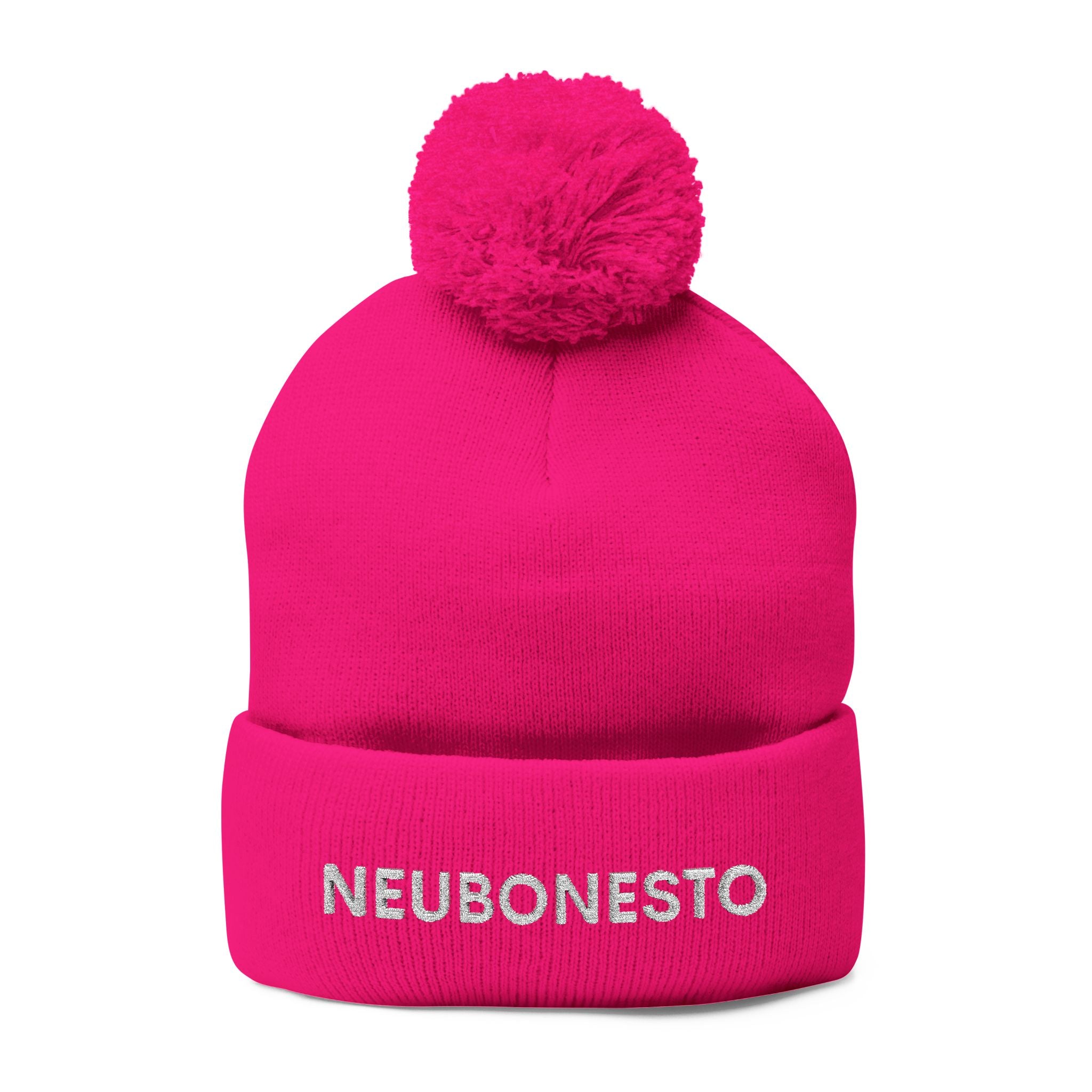 Neubonesto Pom-Pom Knit Cap