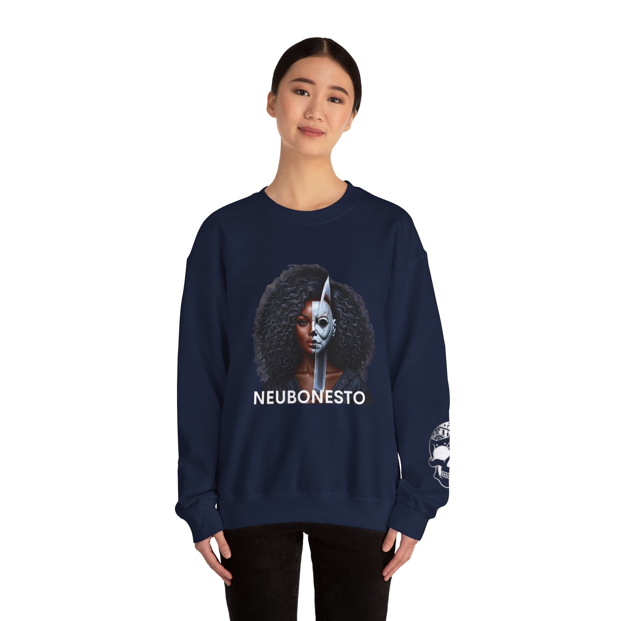Neubonesto Halloween Graphic Sweatshirt