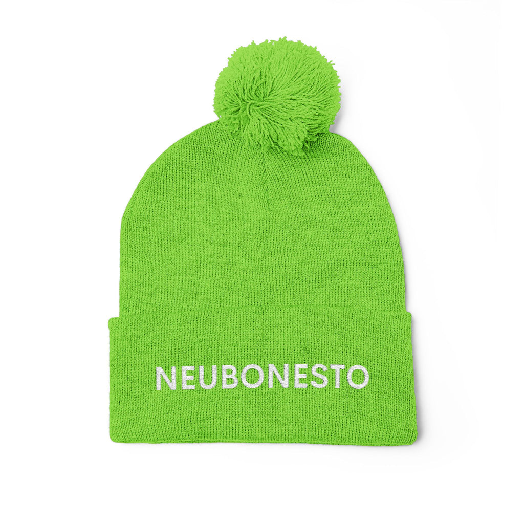 Neubonesto Pom-Pom Knit Cap