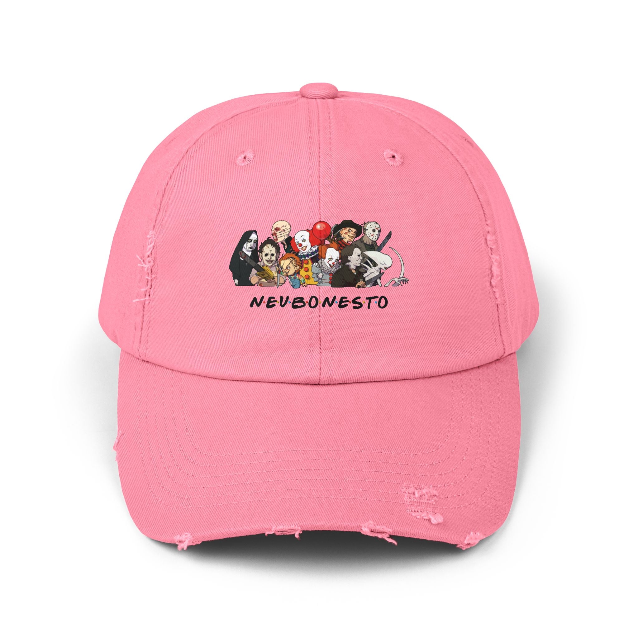Distressed Cap NeuboHorror Strapback Hat