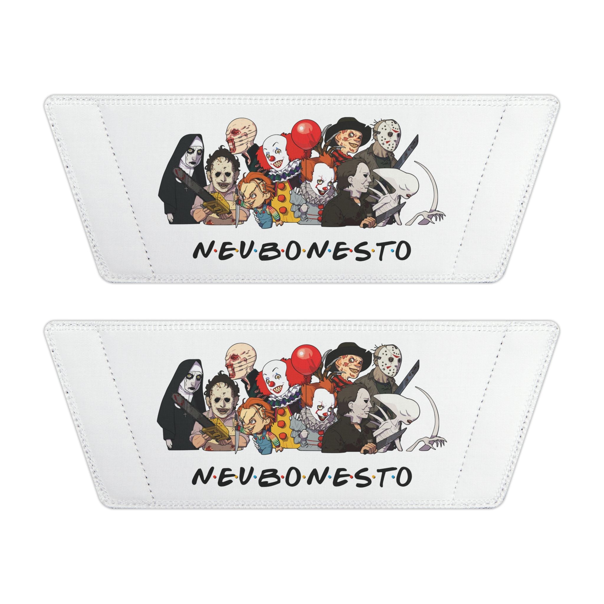 Neubonesto Horror Slides, Mens Slides, Gothic Skeleton Footwear
