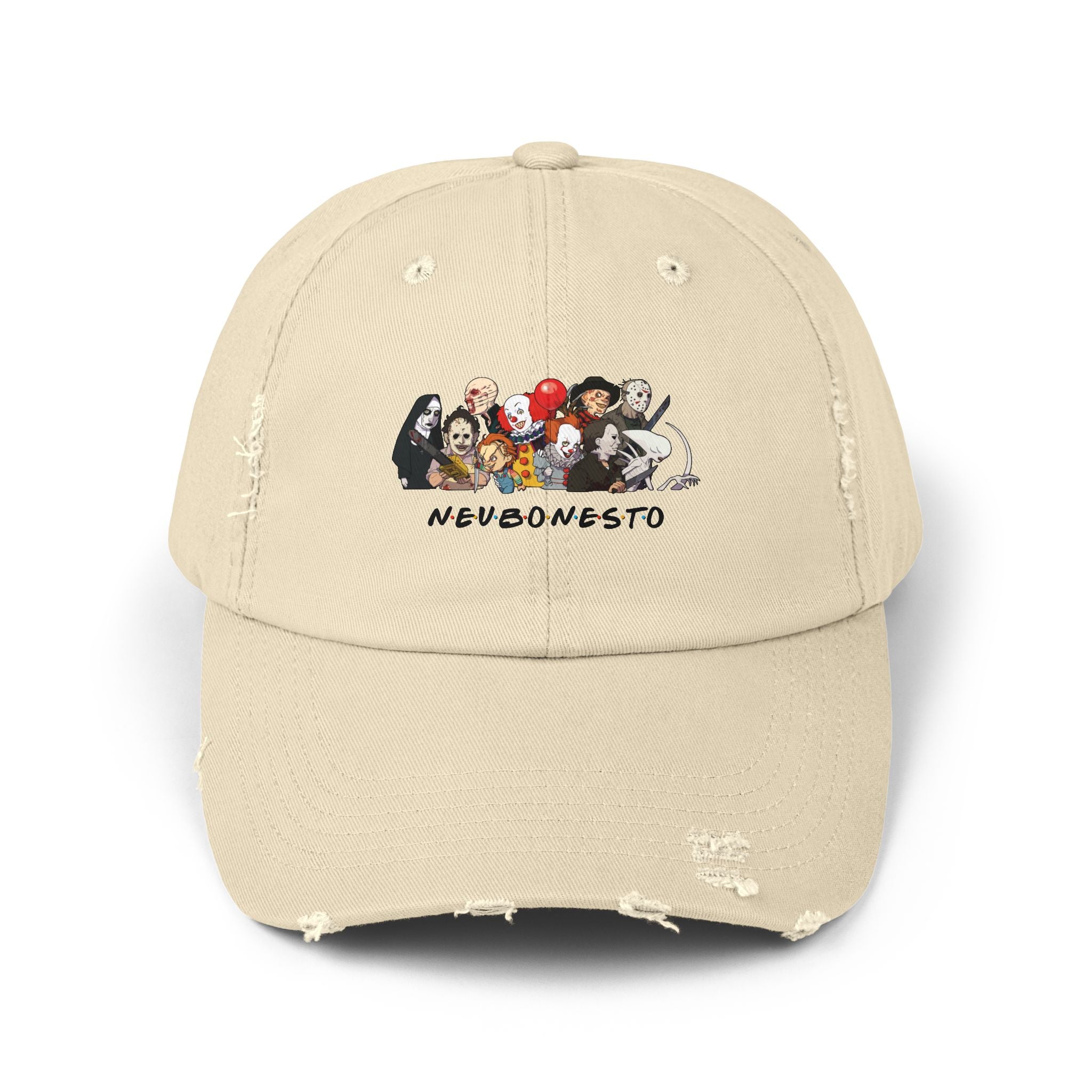 Distressed Cap NeuboHorror Strapback Hat