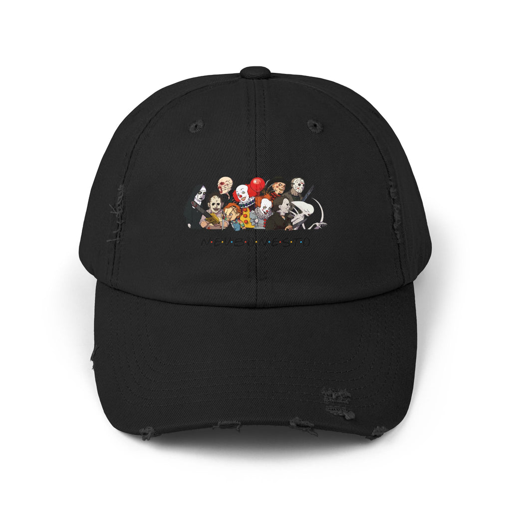 Distressed Cap - Neubonesto Horror Strapback Hat