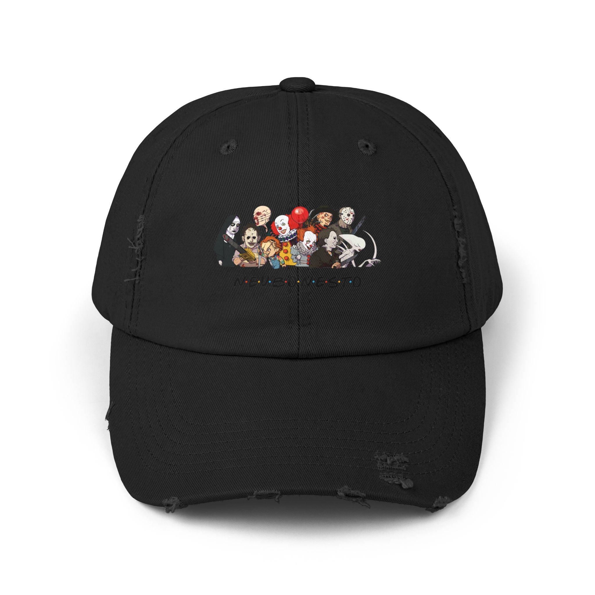 Distressed Cap - Neubonesto Horror Strapback Hat