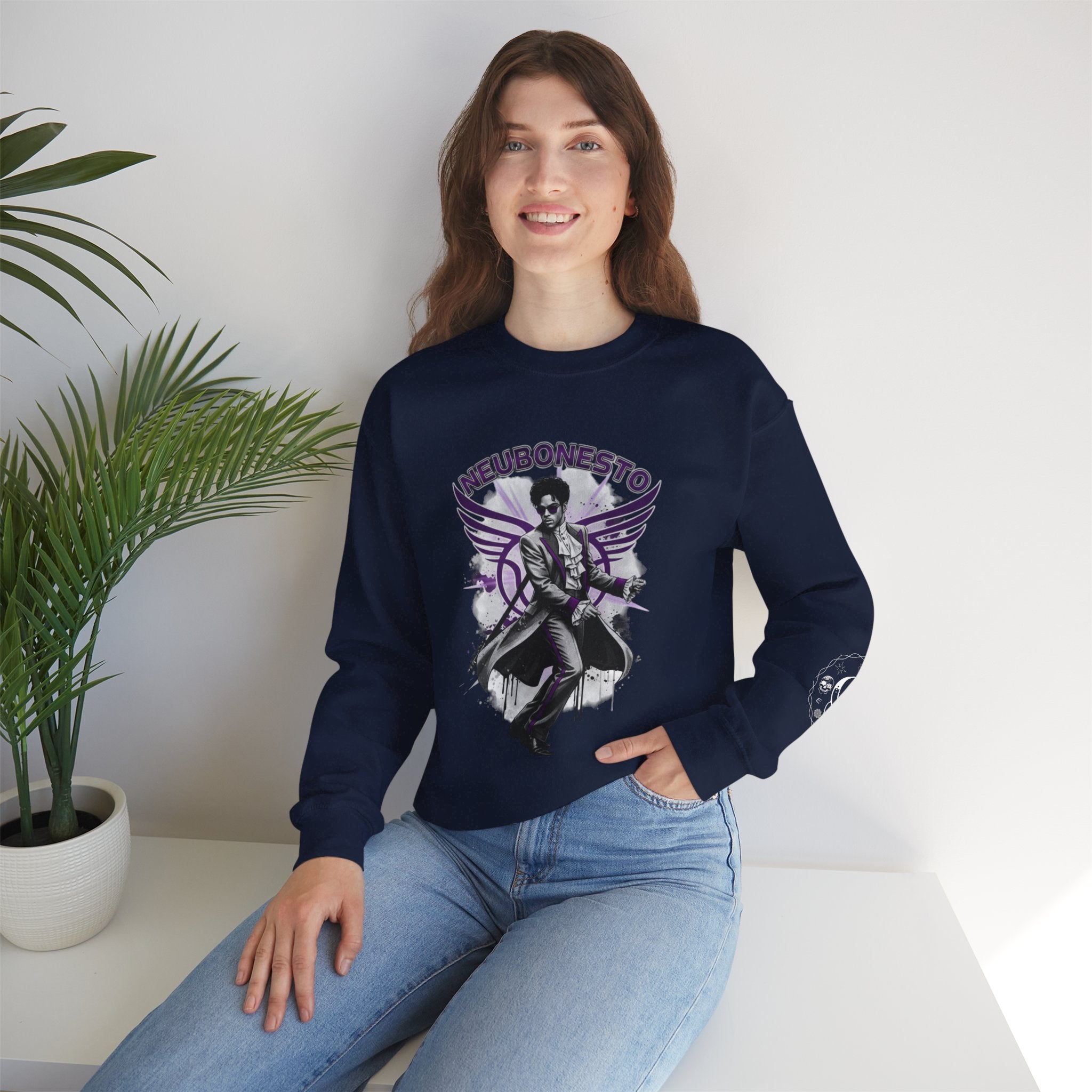 Prince Angel Purple Crewneck Sweatshirt - Neubonesto Design