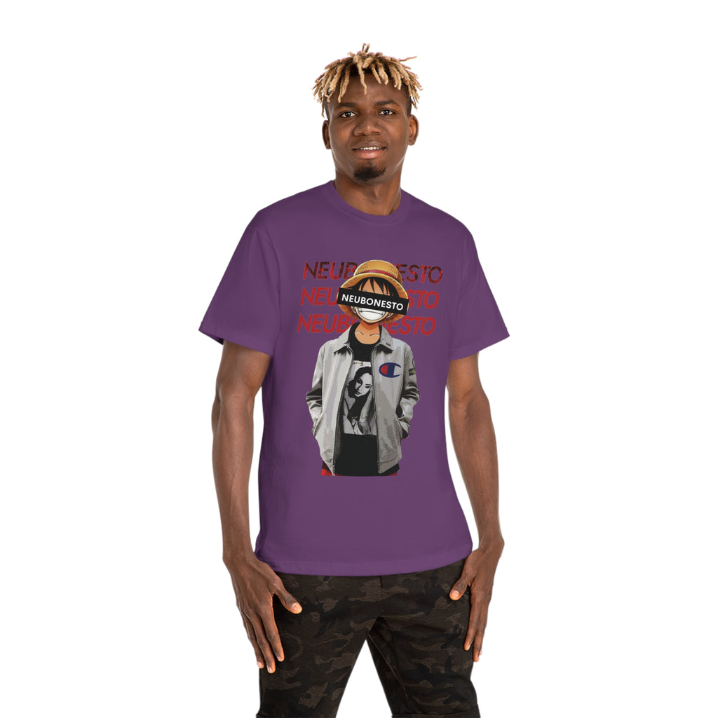 Anime Graphic Tee, Luffy Pirate Shirt, Straw Hat Legends Unisex Hammer Tshirt, Neubonesto One Piece Gift, Cosplay Clothing, Manga Fan Top,