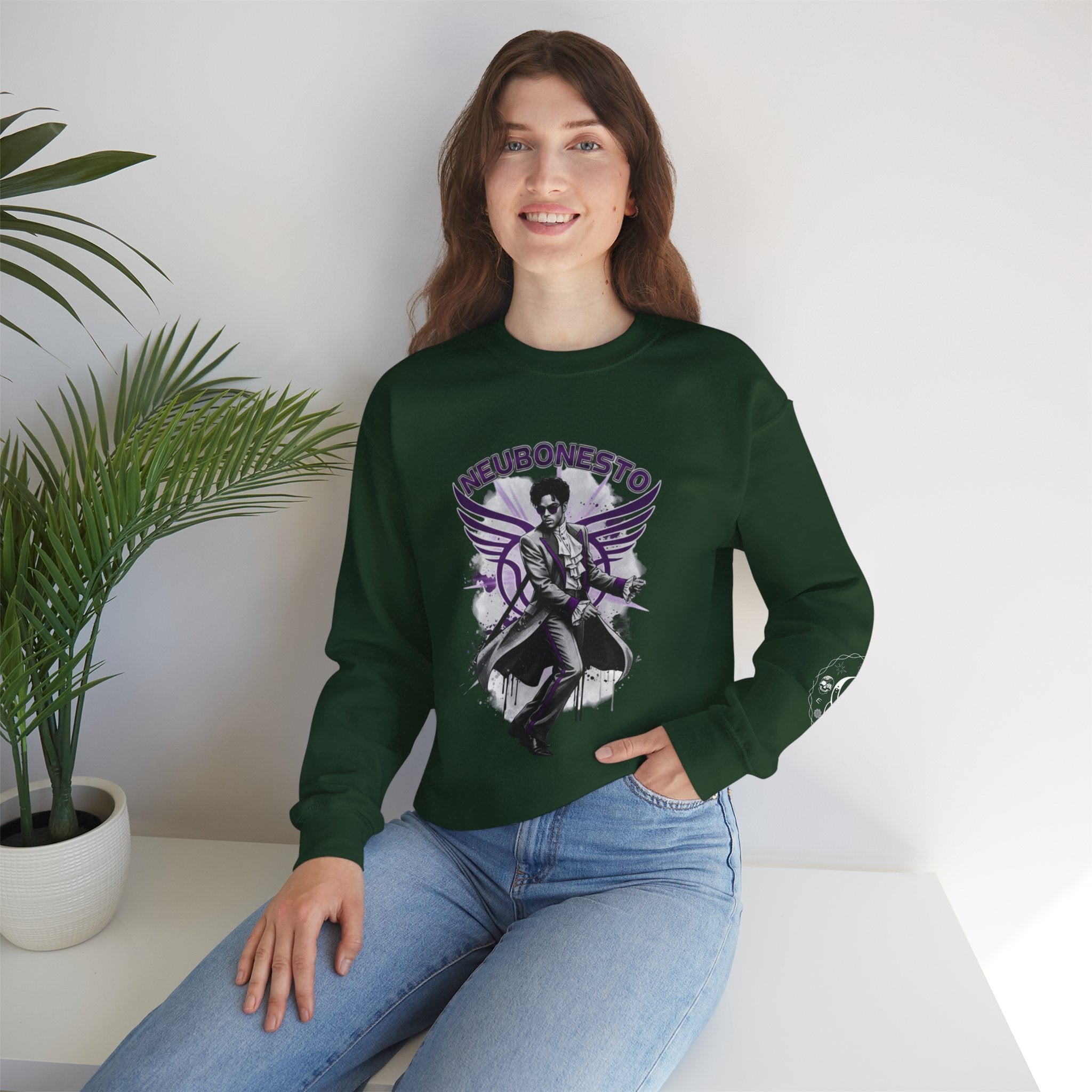 Prince Angel Purple Crewneck Sweatshirt - Neubonesto Design
