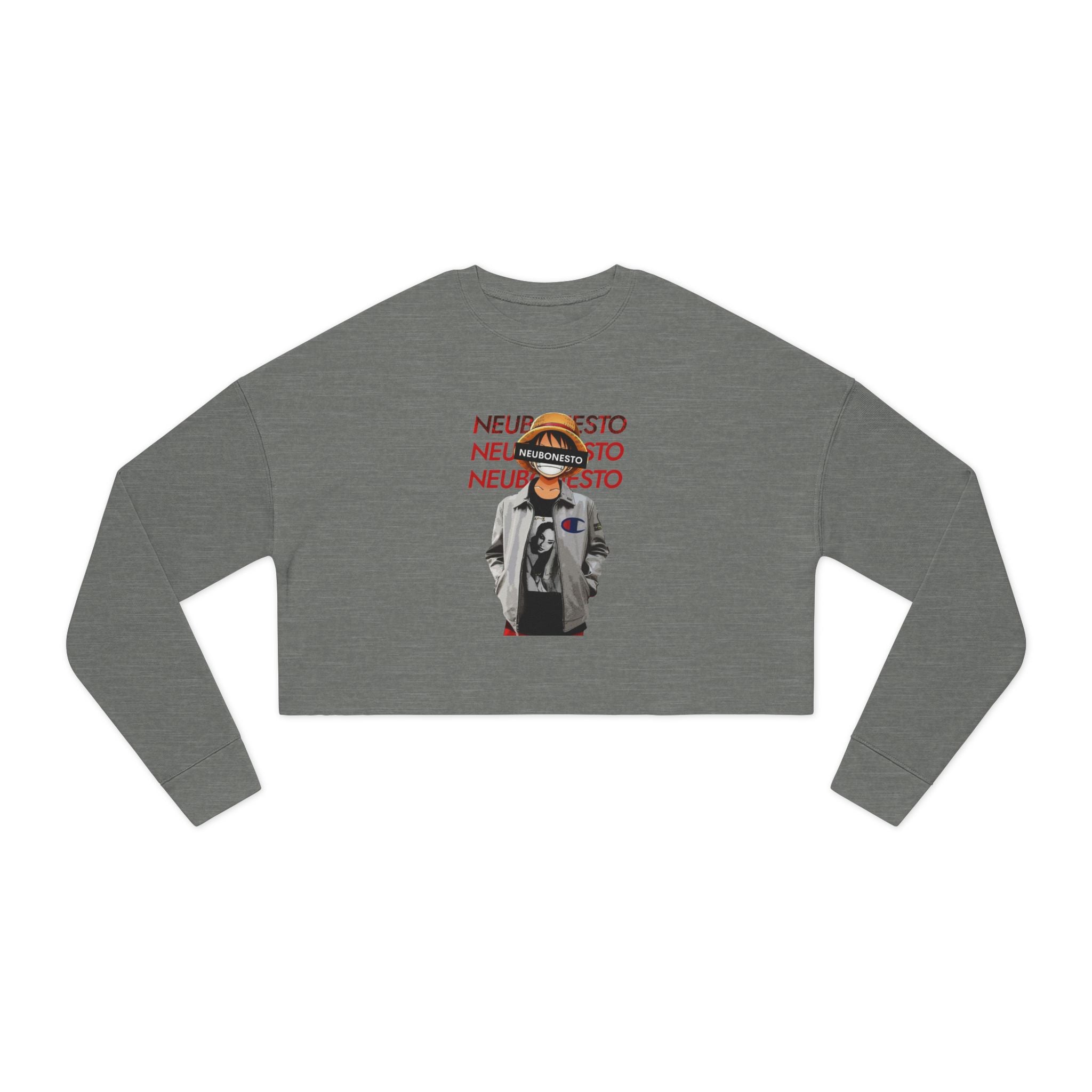 Cropped Sweatshirt - Luffy Neubonesto Straw Hat Legends Anime Collection